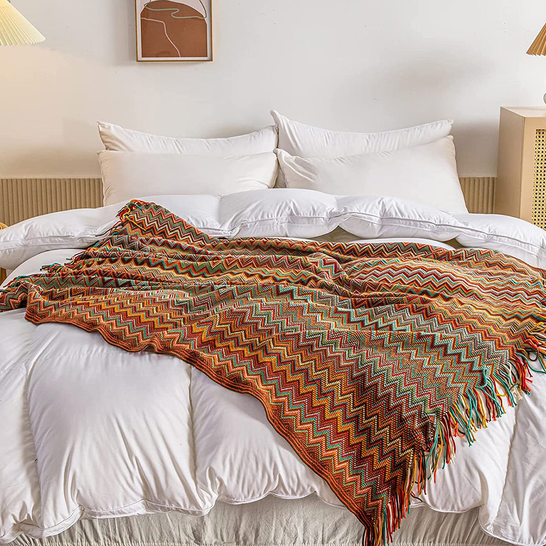 Boho Tapetry Blanket BATTILO HOME - Main Image