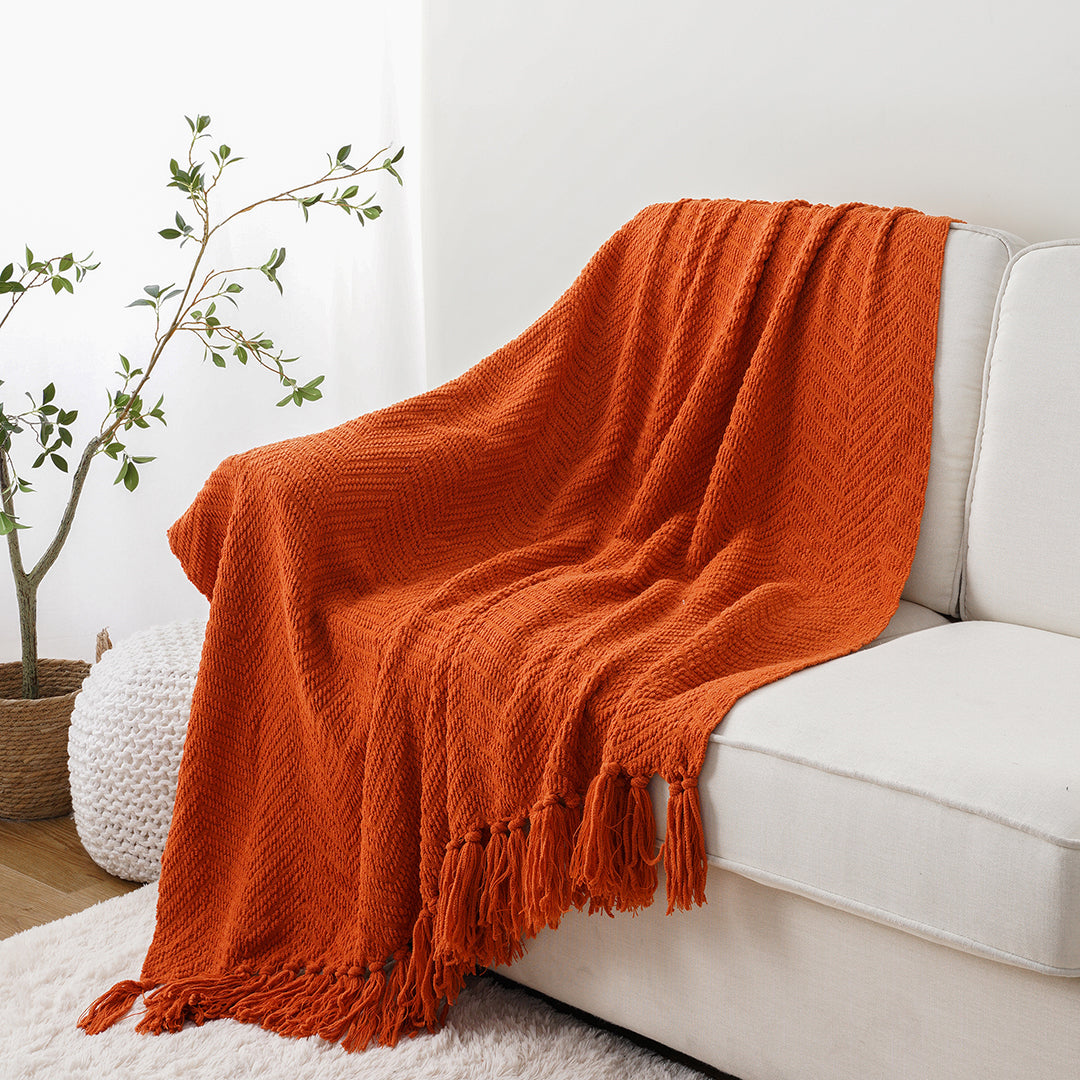 Orange Throw Blanket: A Statement Color for Contemporary Comfort & Timeless Appeal