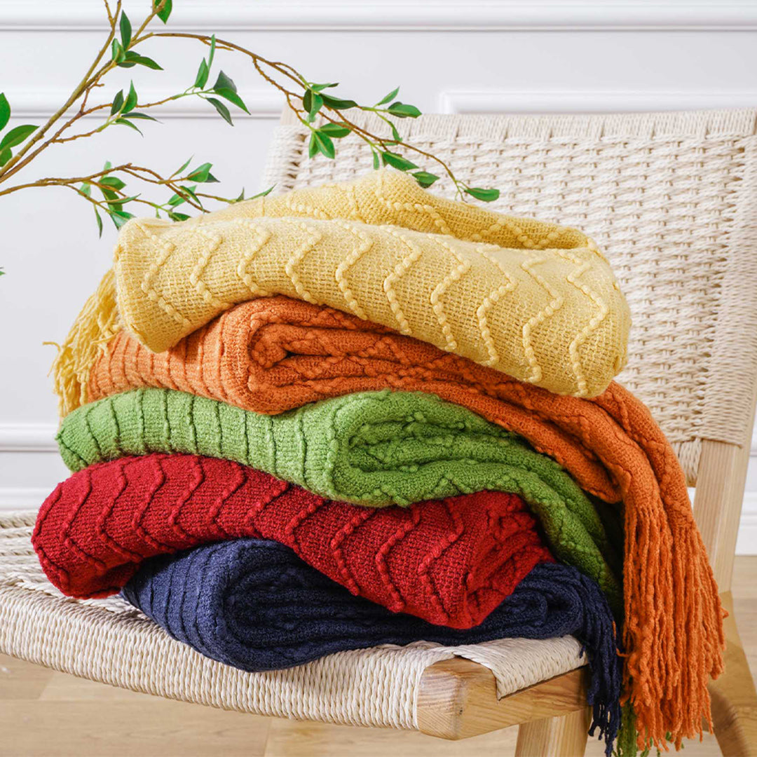 Throw a Decorative Blanket Over the Bed and Instantly Upgrade It