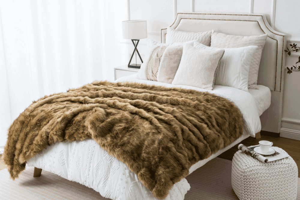 How to Style a Faux Fur Blanket on a Bed: Simple Tricks for a Luxe Hotel Look