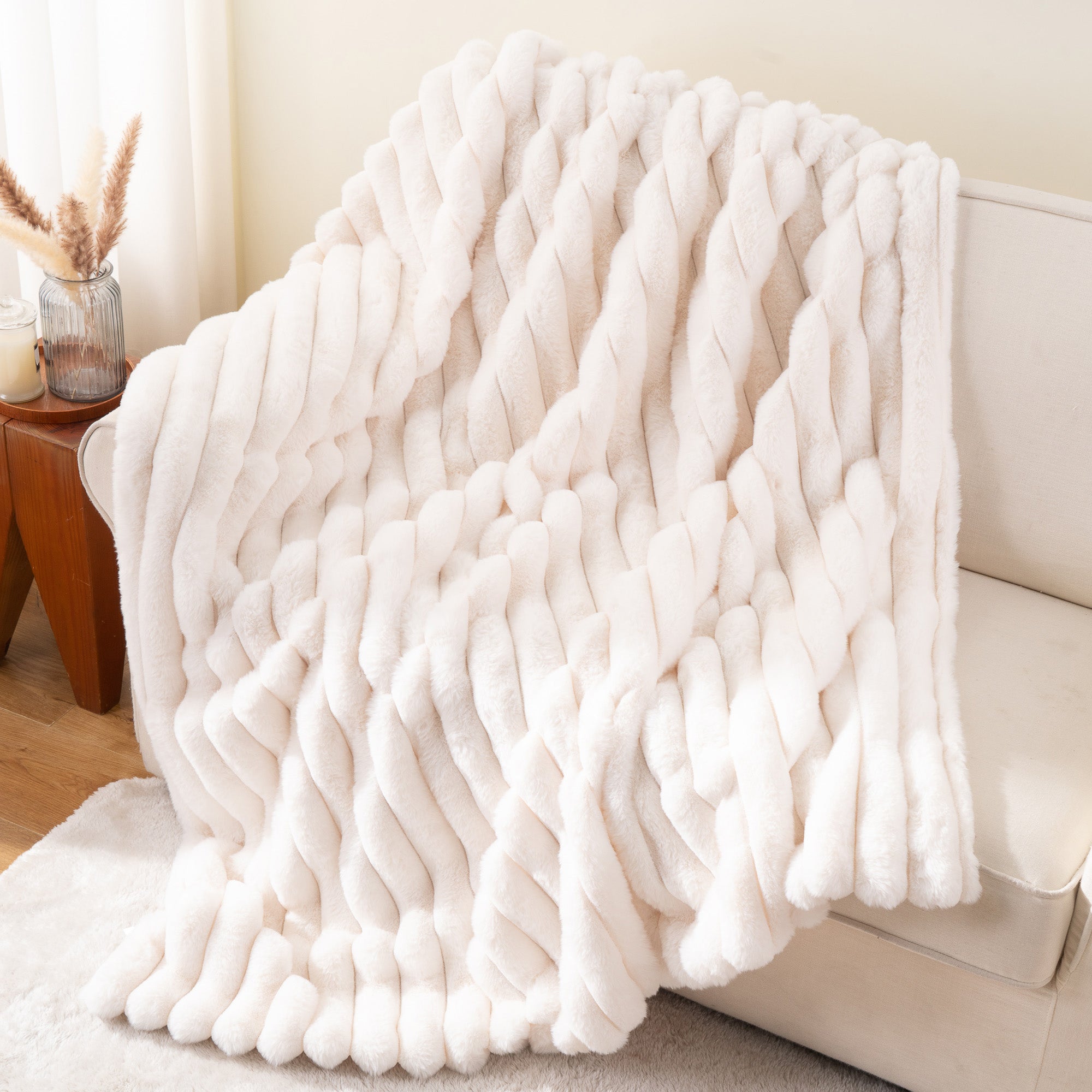 Cloud Stripe Blanket