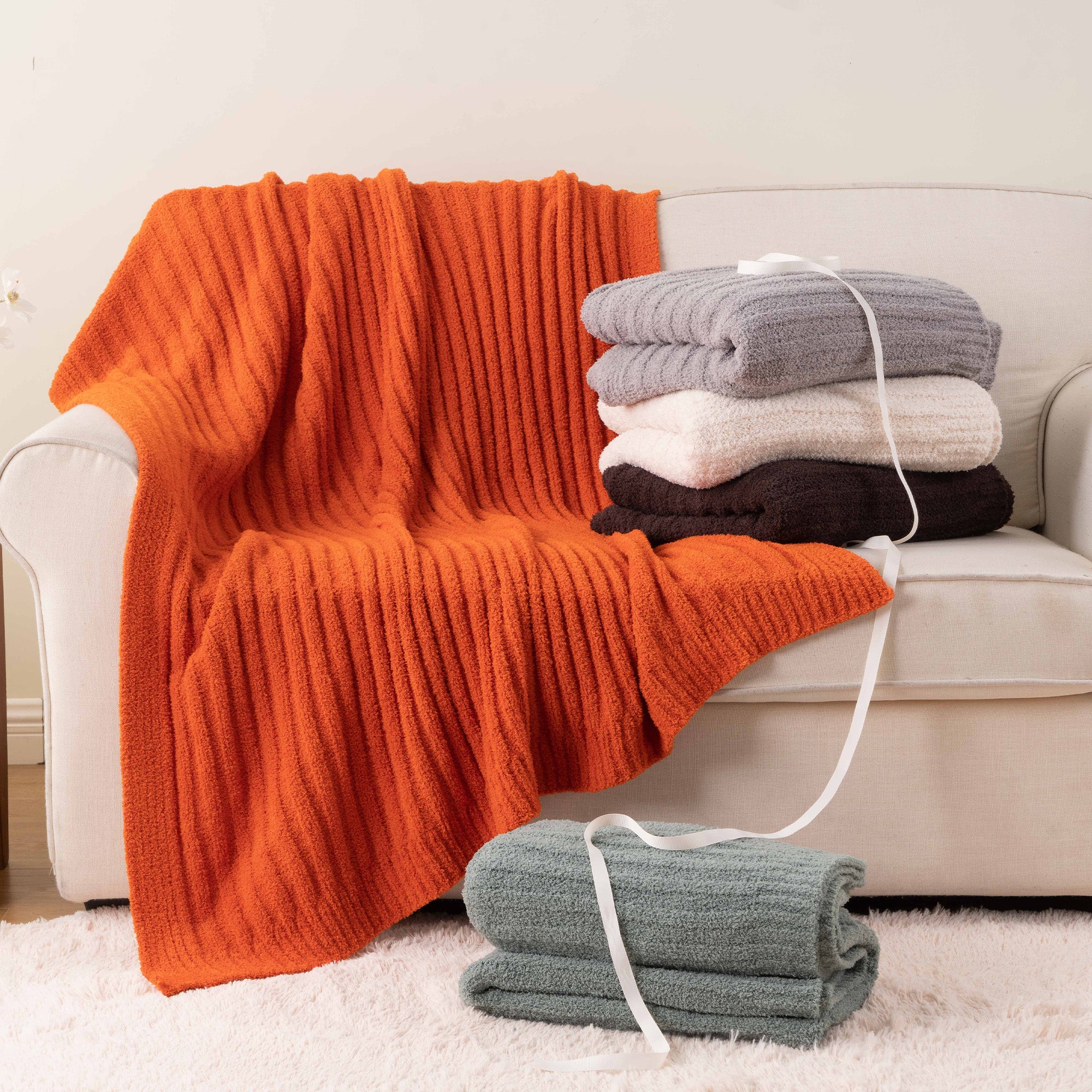 Fuzzy Plush Fluffy Throw