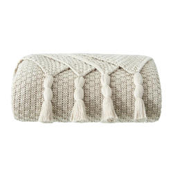 Pure Knitted Throw Blanket