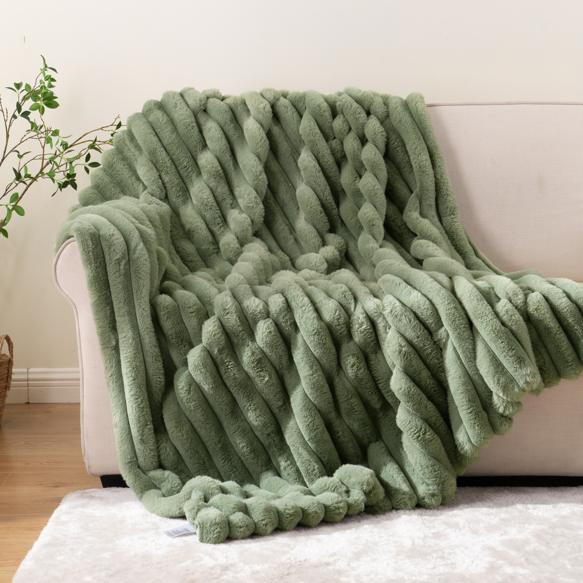 Cloud Stripe Blanket