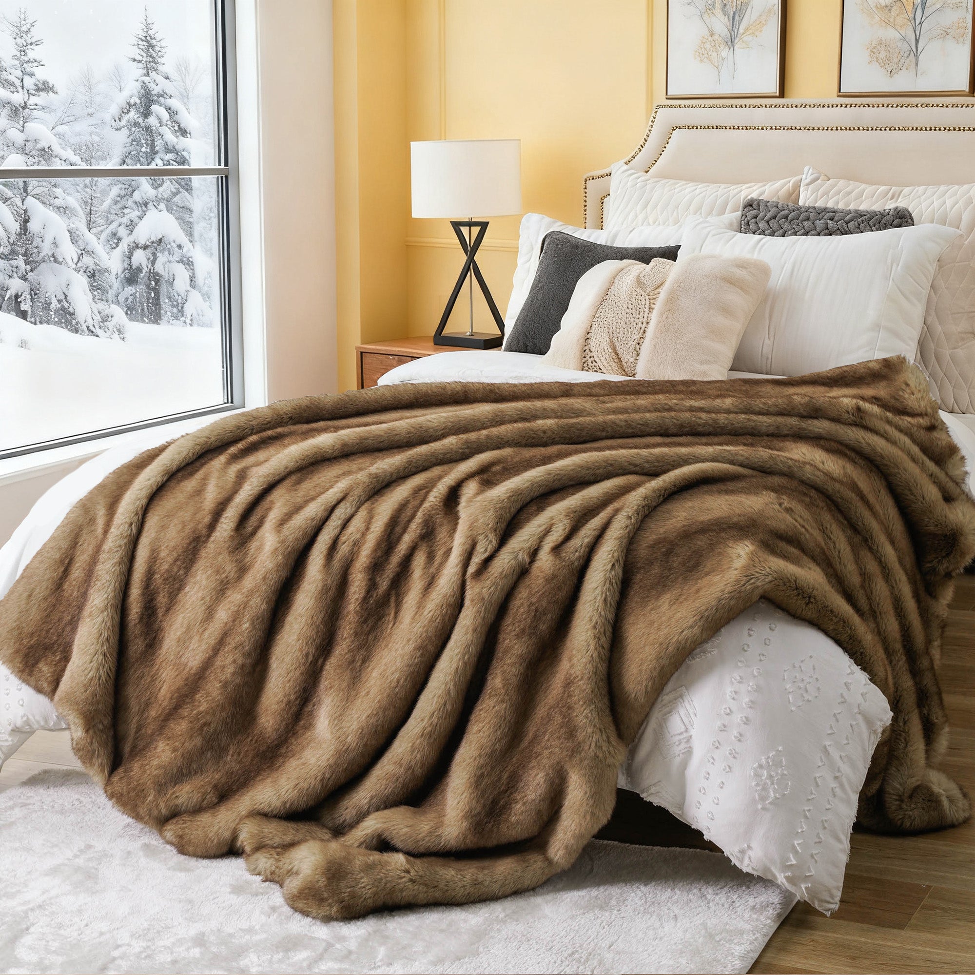 Couverture lestée de luxe