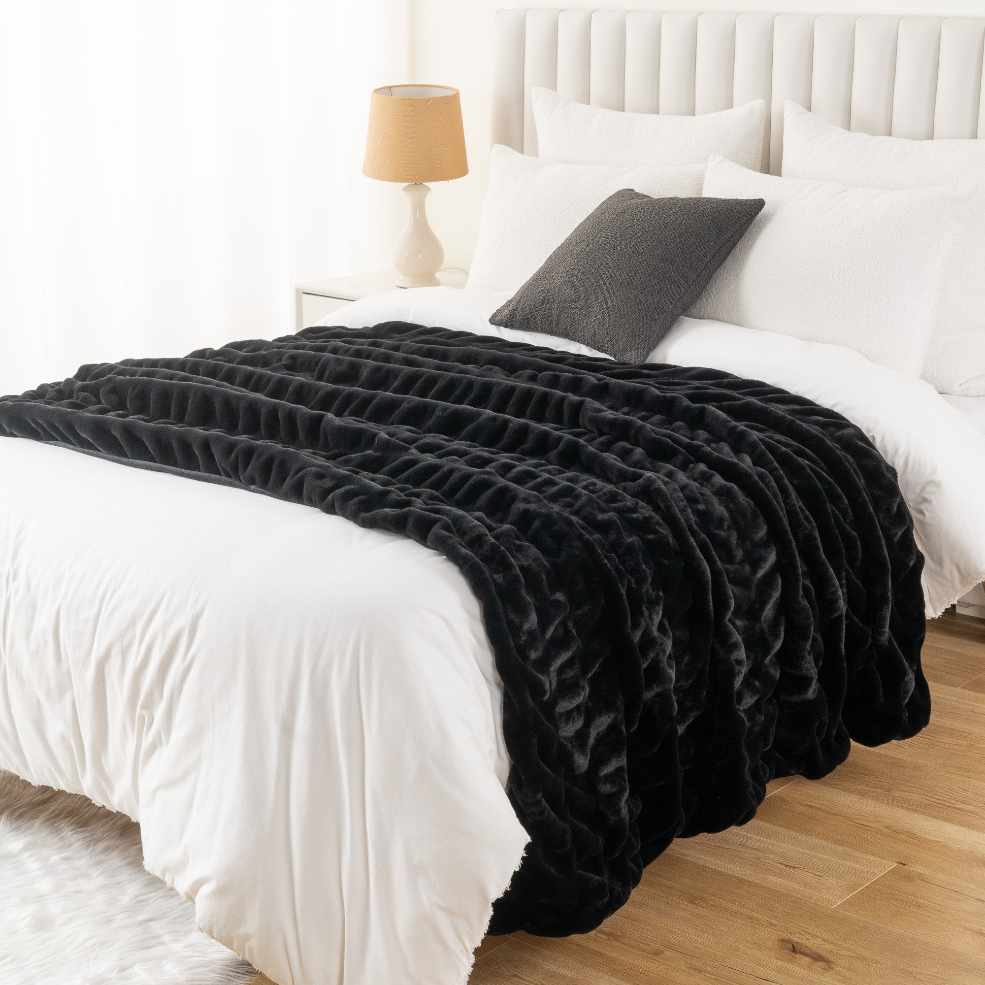 Fuzzy Faux Fur Blanket