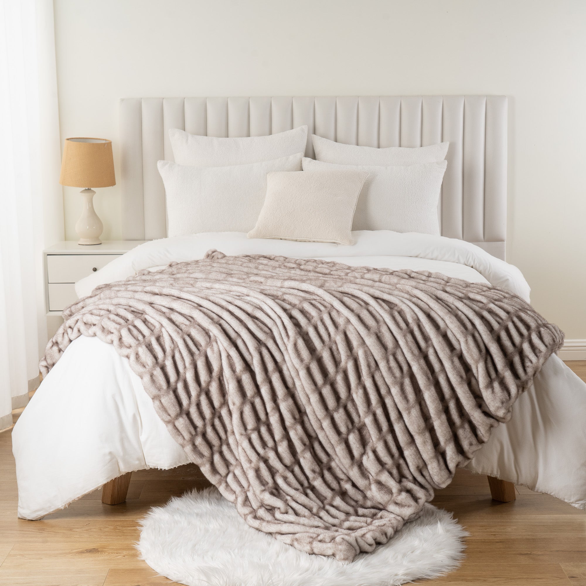 Fuzzy Faux Fur Blanket