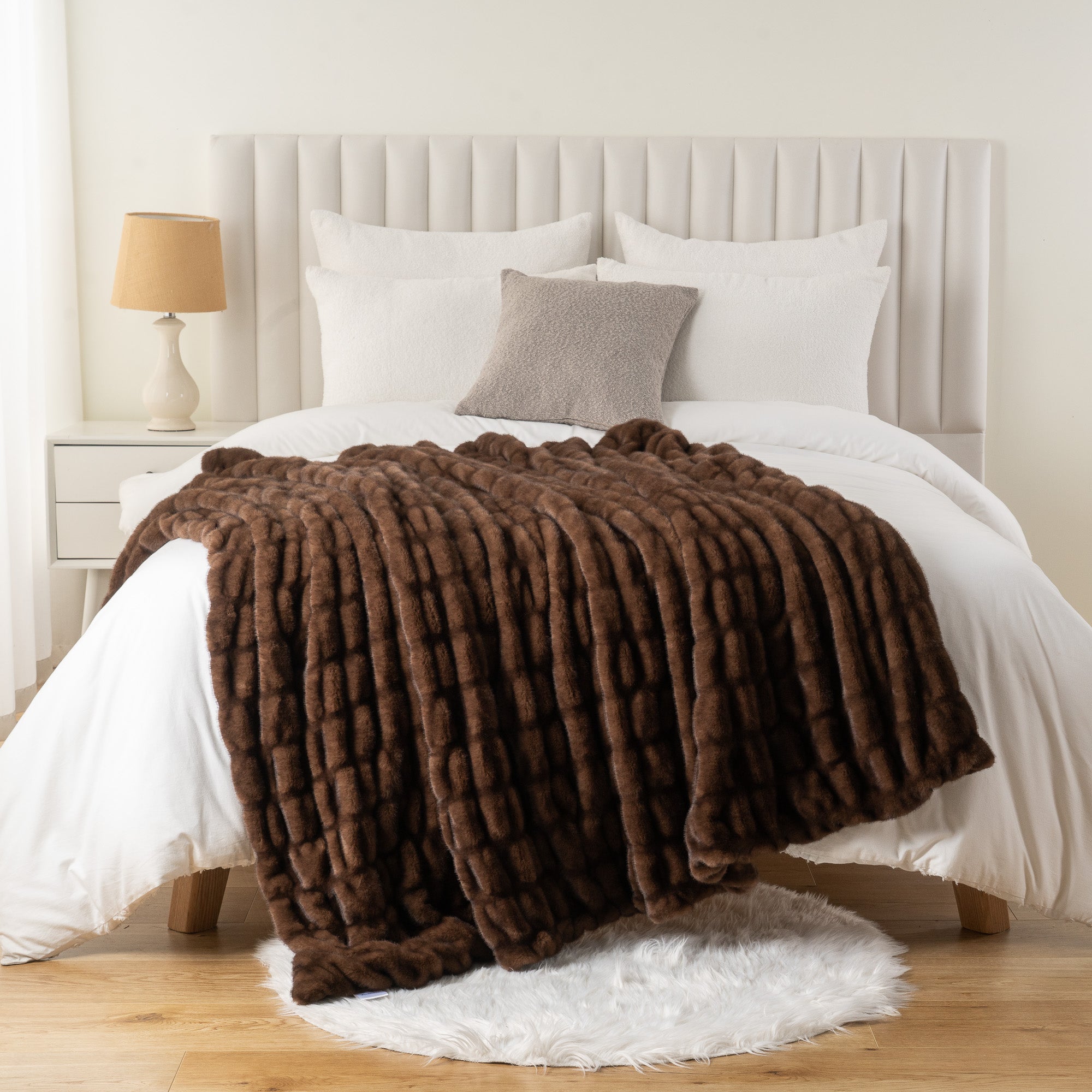 Fuzzy Faux Fur Blanket