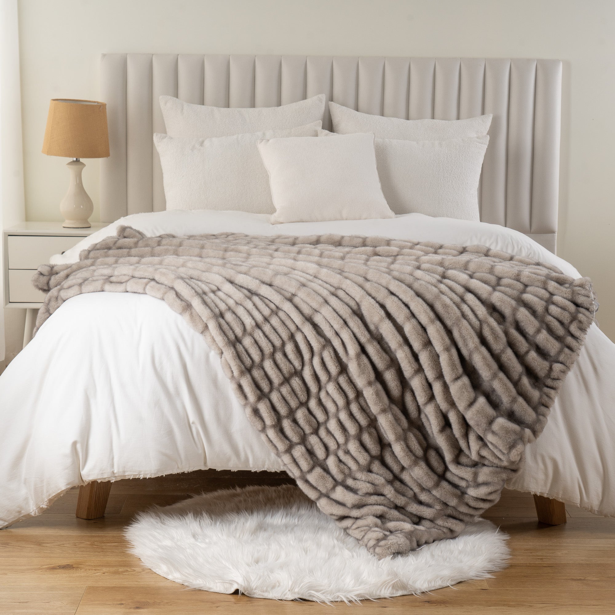 Fuzzy Faux Fur Blanket