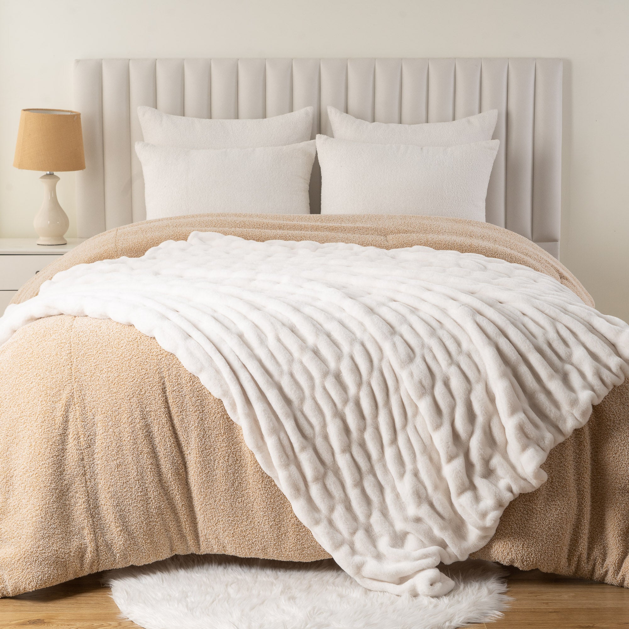 Fuzzy Faux Fur Blanket