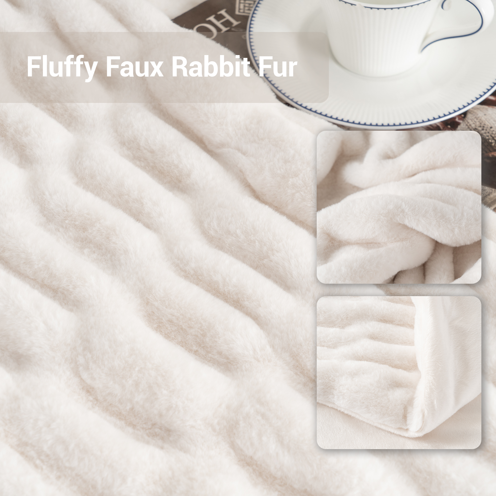 Fuzzy Faux Fur Blanket