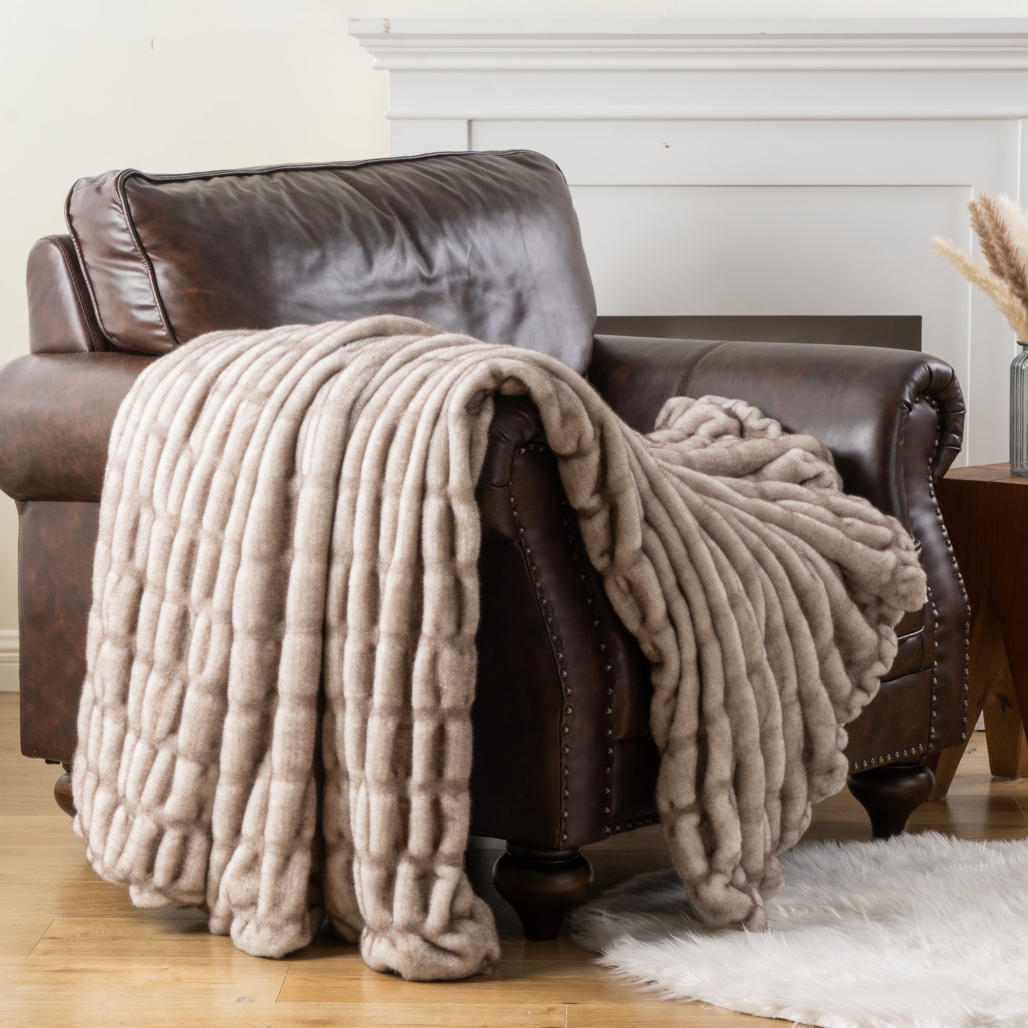 Fuzzy Faux Fur Blanket