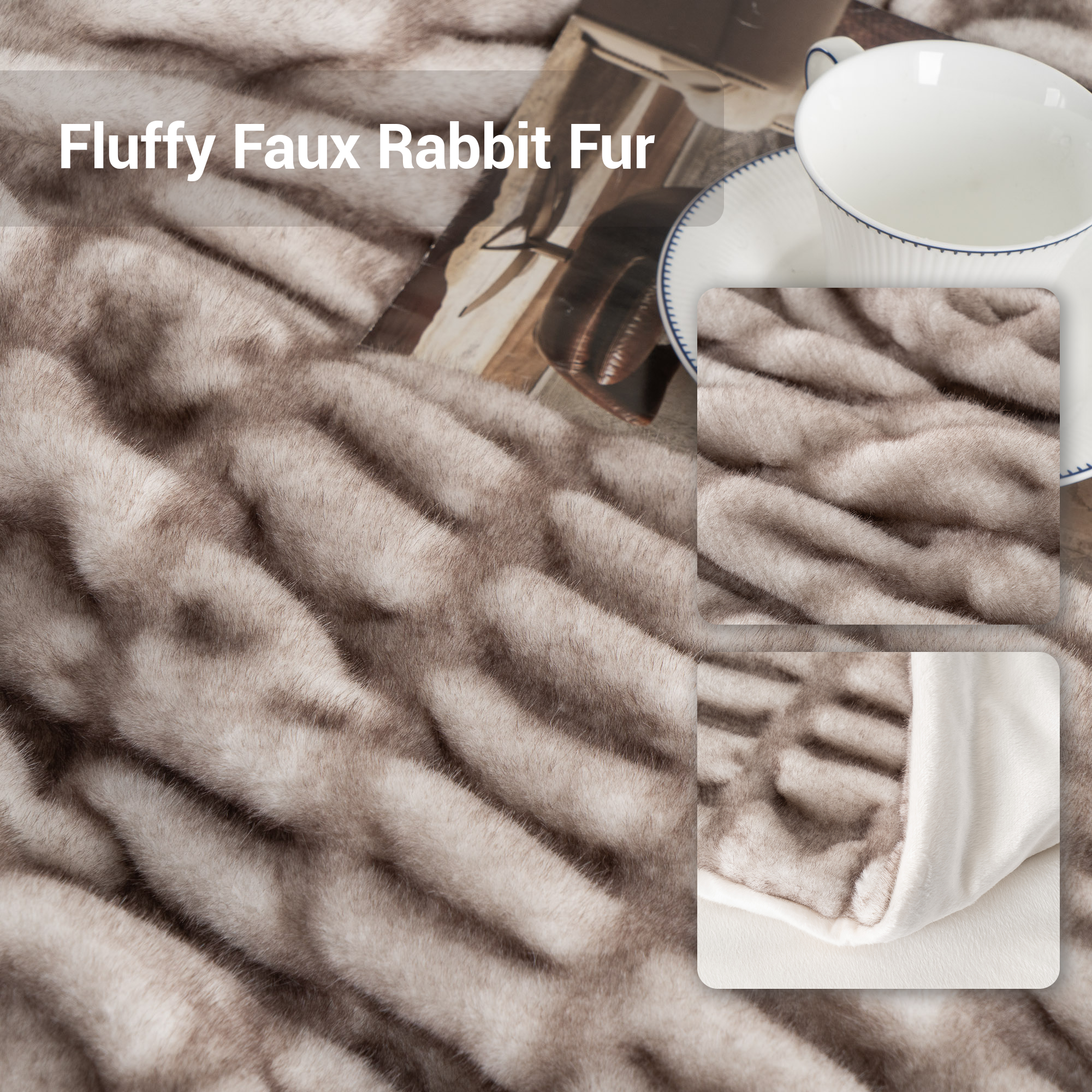 Fuzzy Faux Fur Blanket