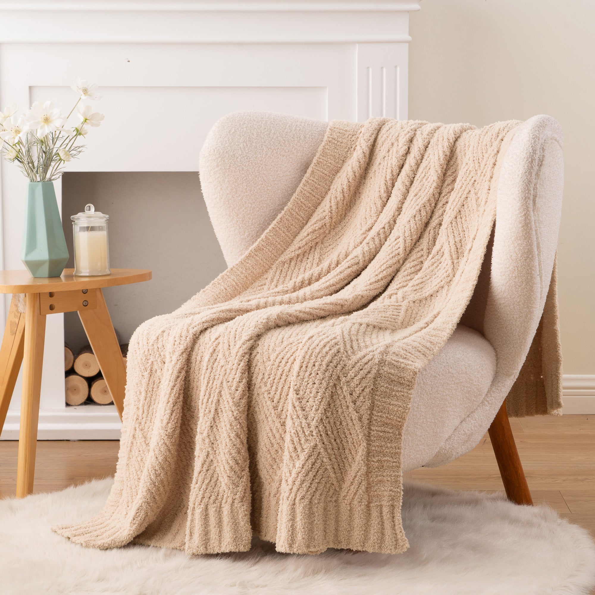 Stylish Decorative Throw Blankets - Size, Color Options | Battilo Home