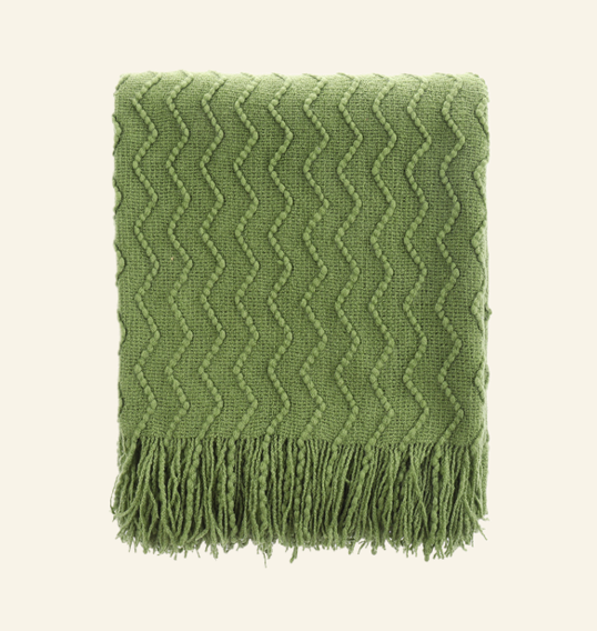 Chevron Fringe Throw