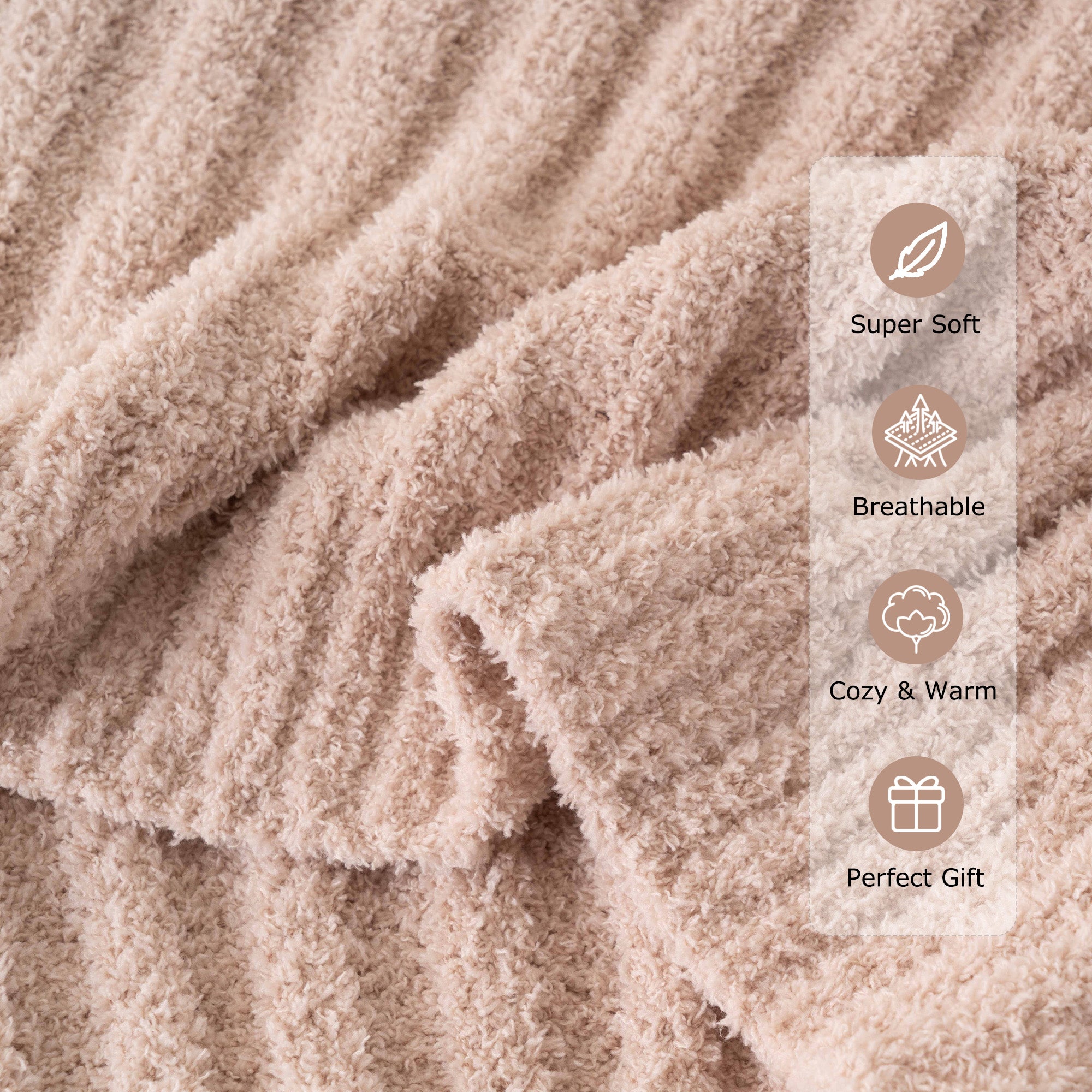 Fuzzy Plush Fluffy Throw