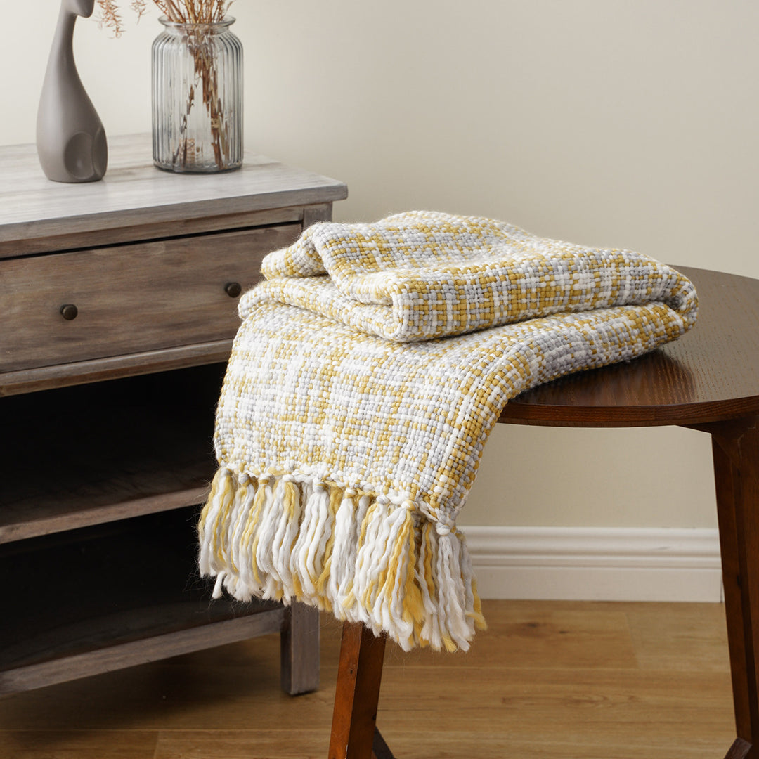 Couverture en tricot Golden Glow