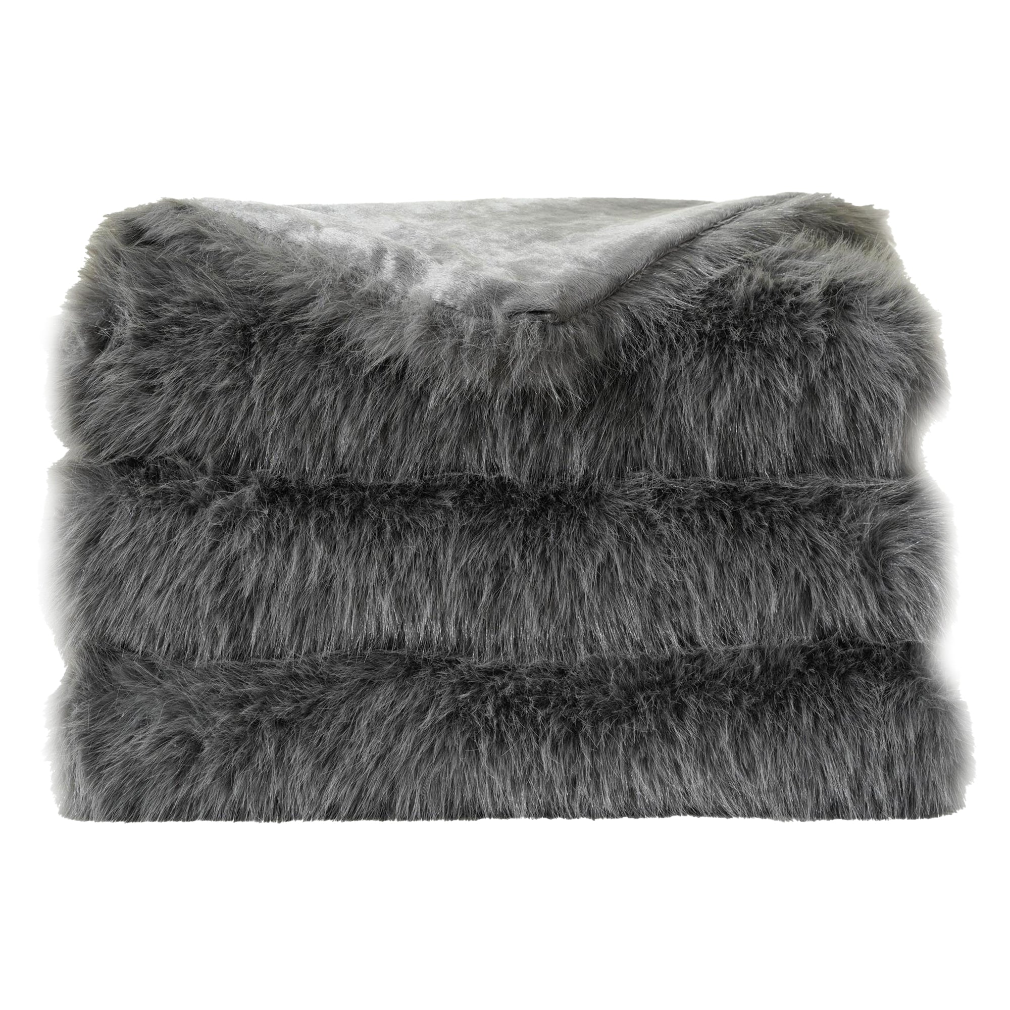 Fluffy Faux Fur Throw