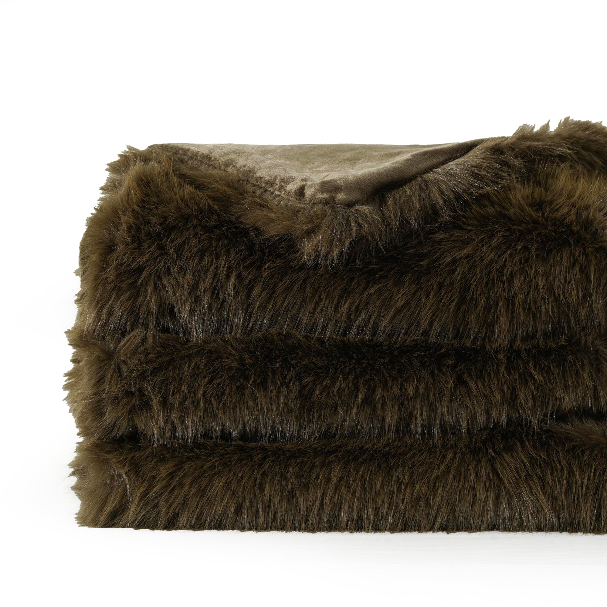 Fluffy Faux Fur Throw