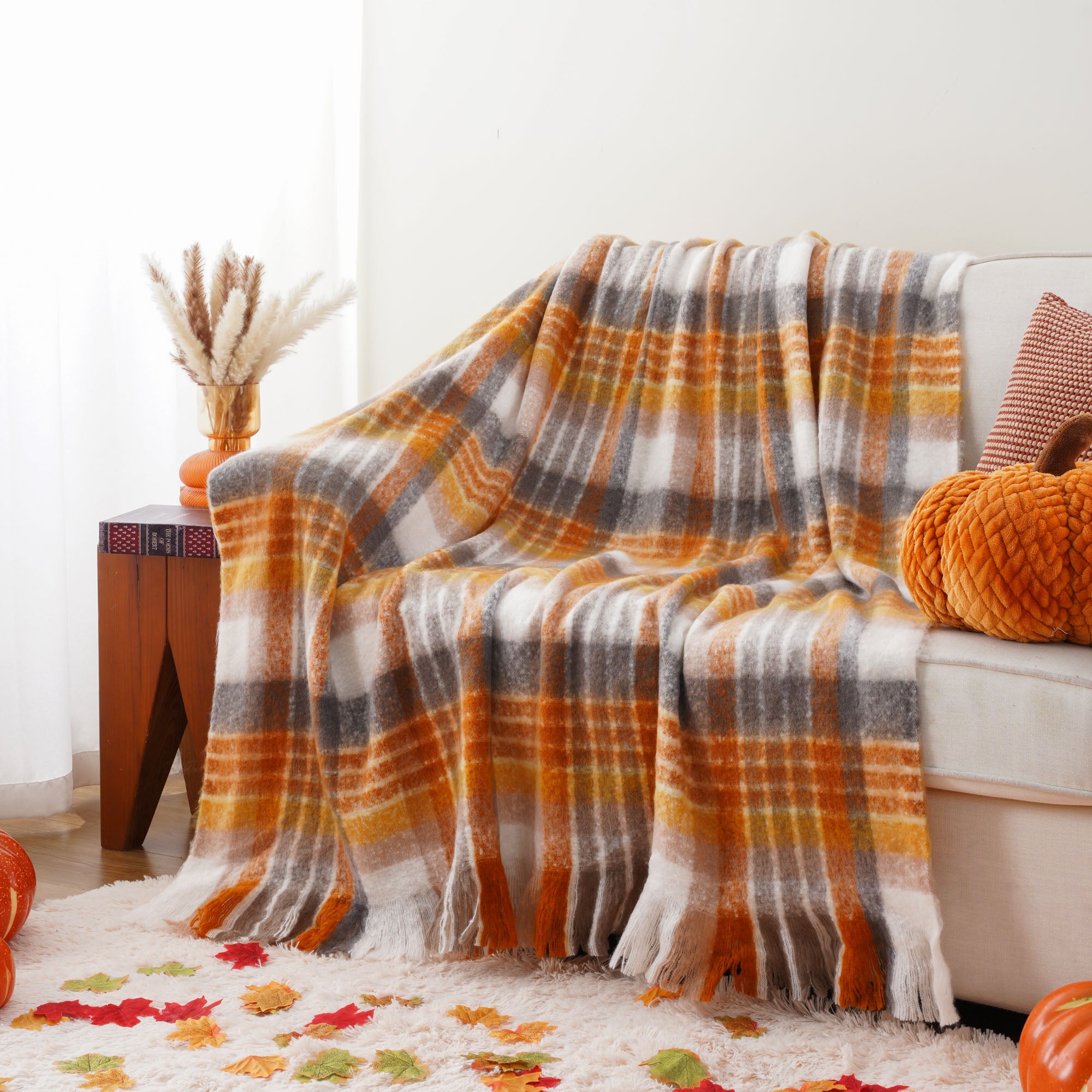 Plaid blanket collection