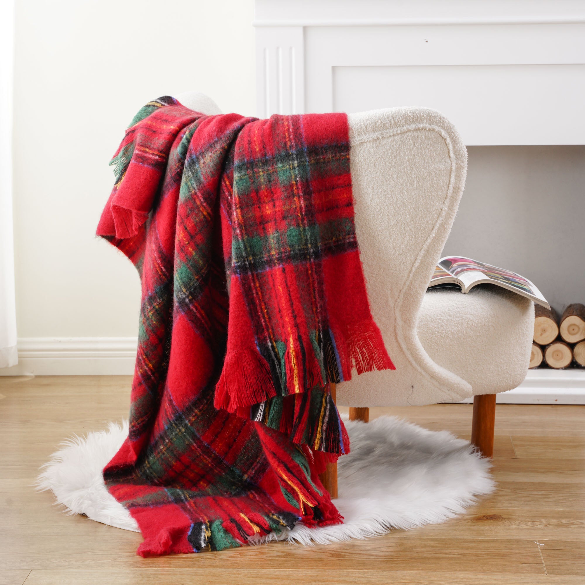 Plaid blanket collection