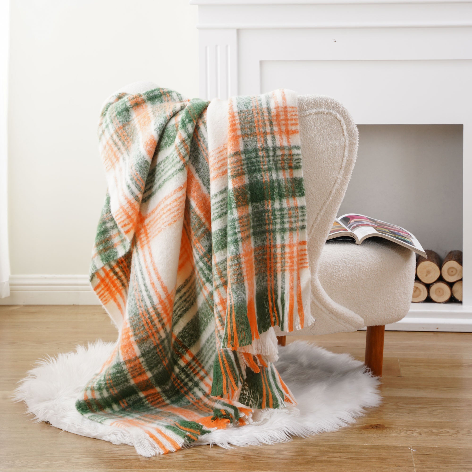 Plaid blanket collection
