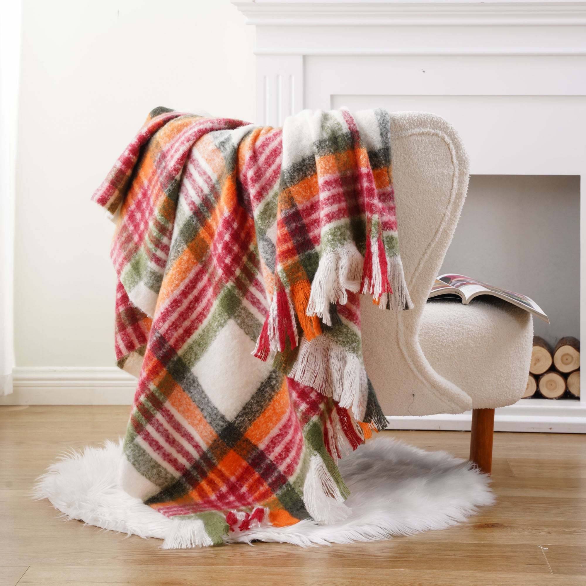 Plaid blanket collection