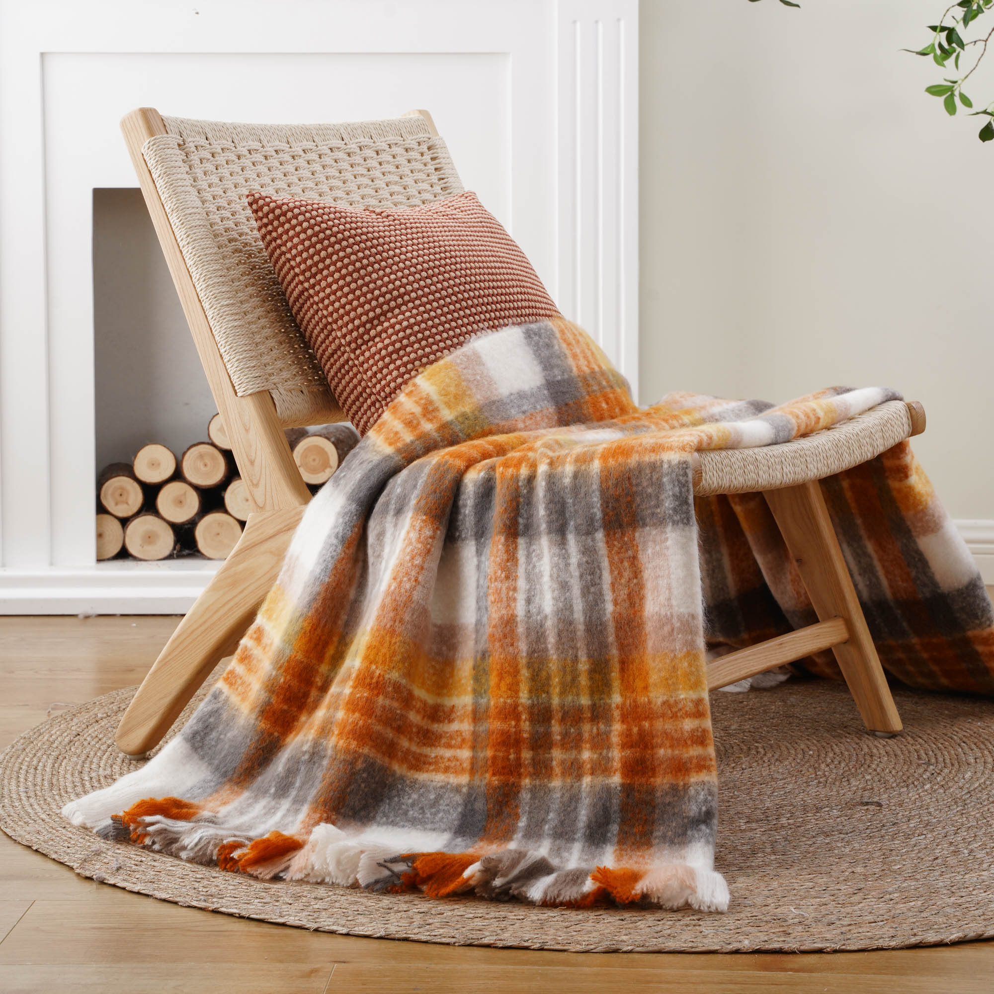 Plaid blanket collection