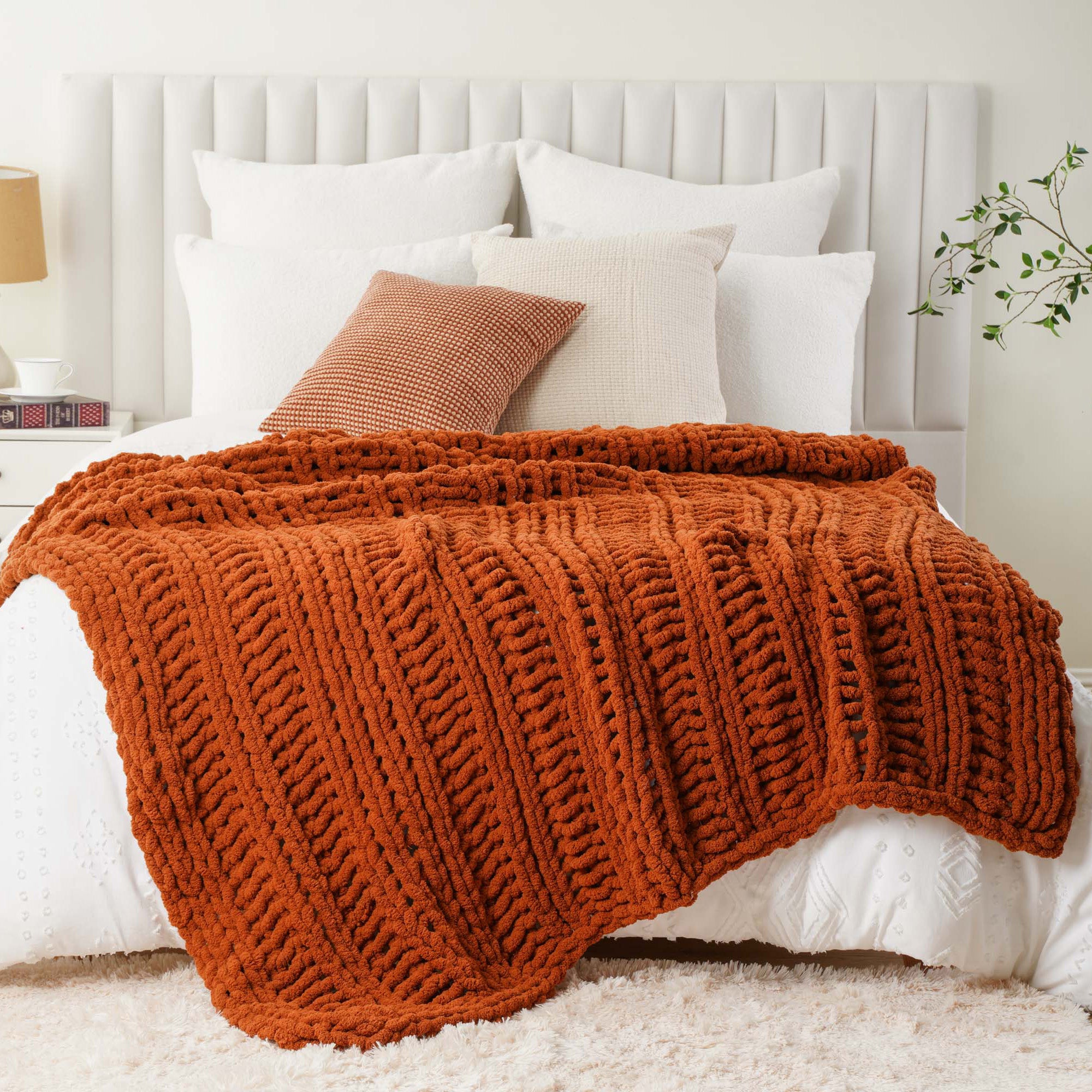 Handmade Cable Knit Blanket