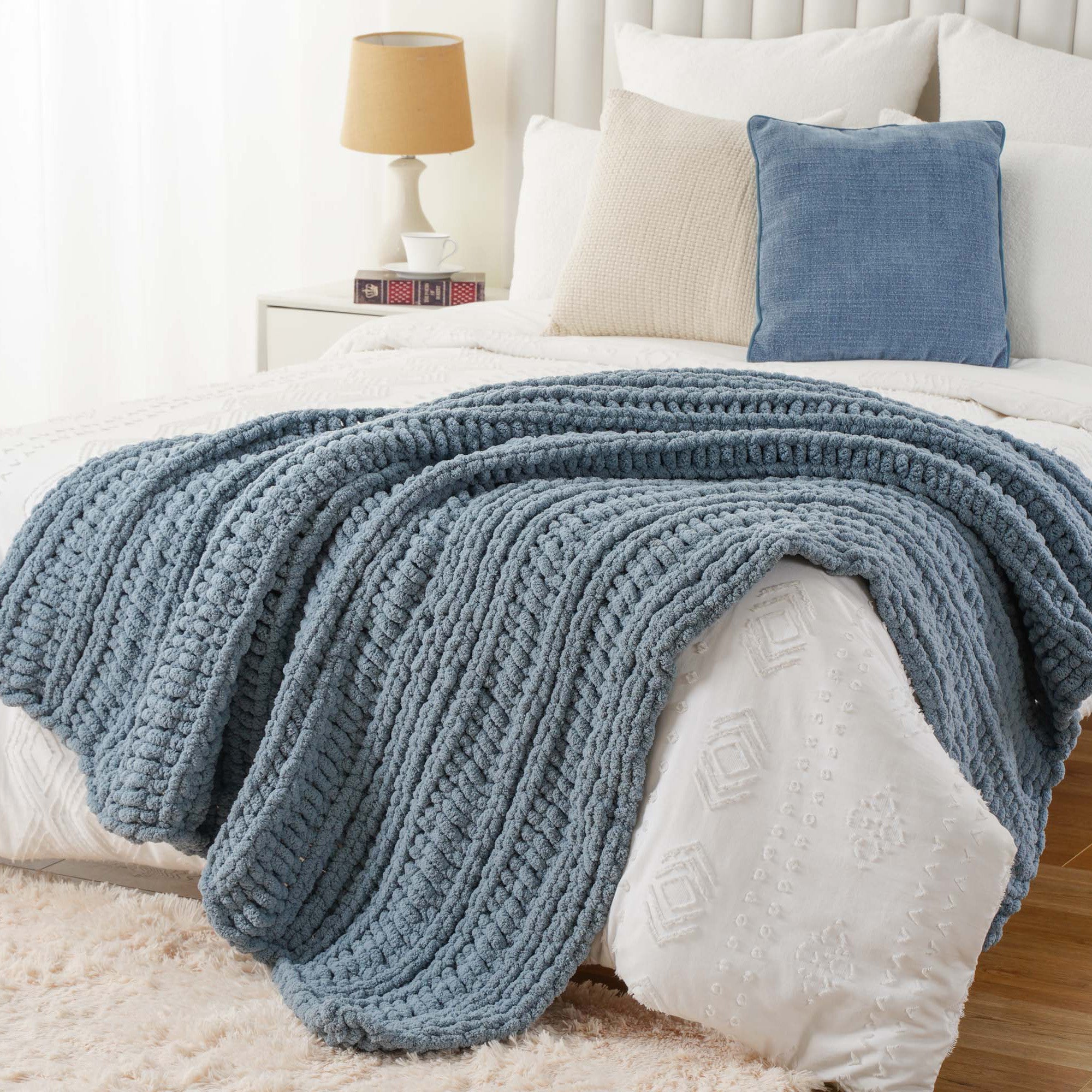 Handmade Cable Knit Blanket