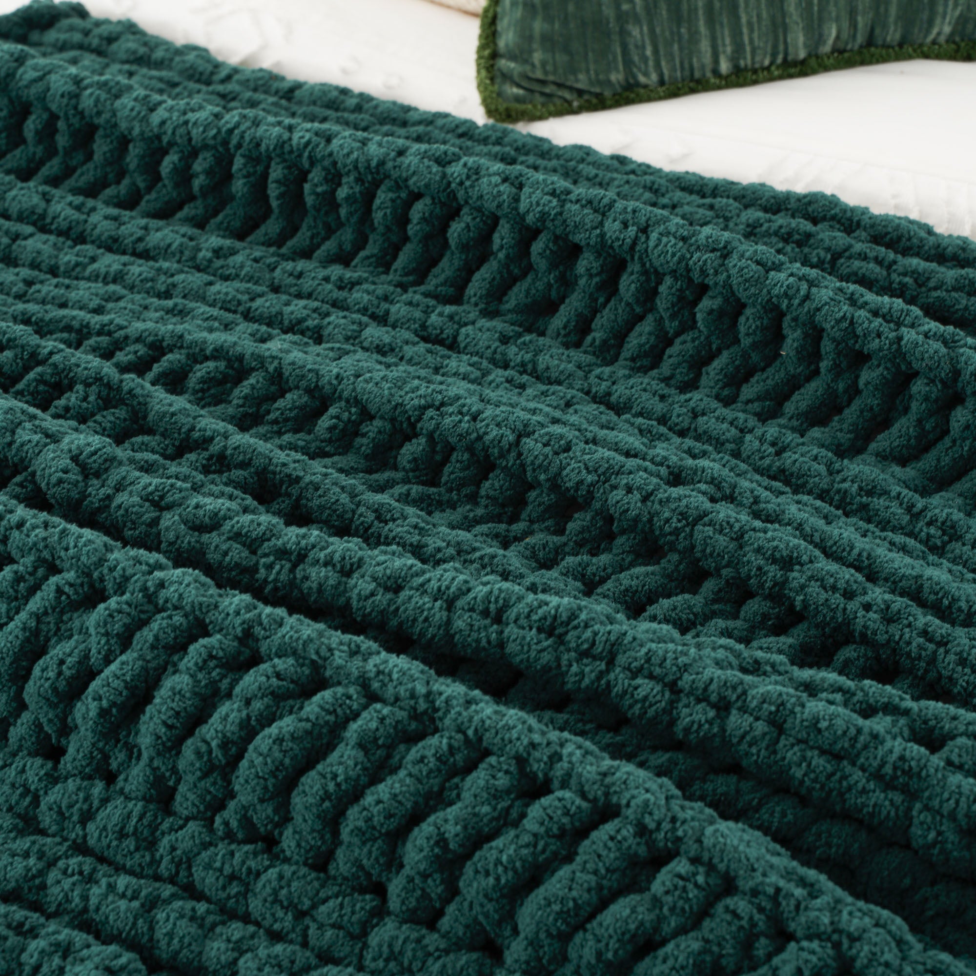 Handmade Cable Knit Blanket