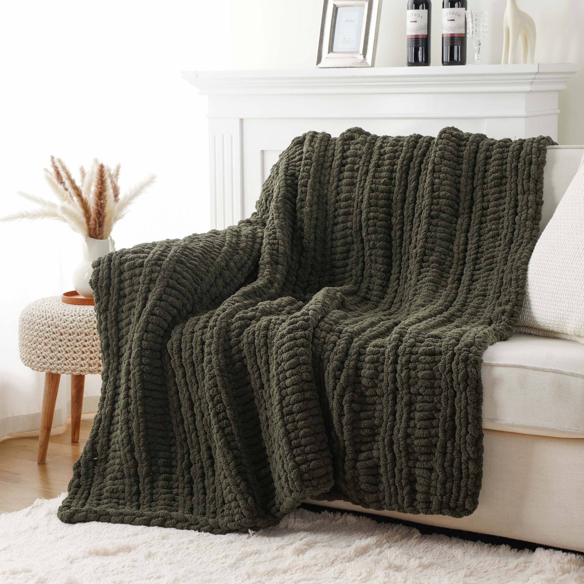 Handmade Cable Knit Blanket