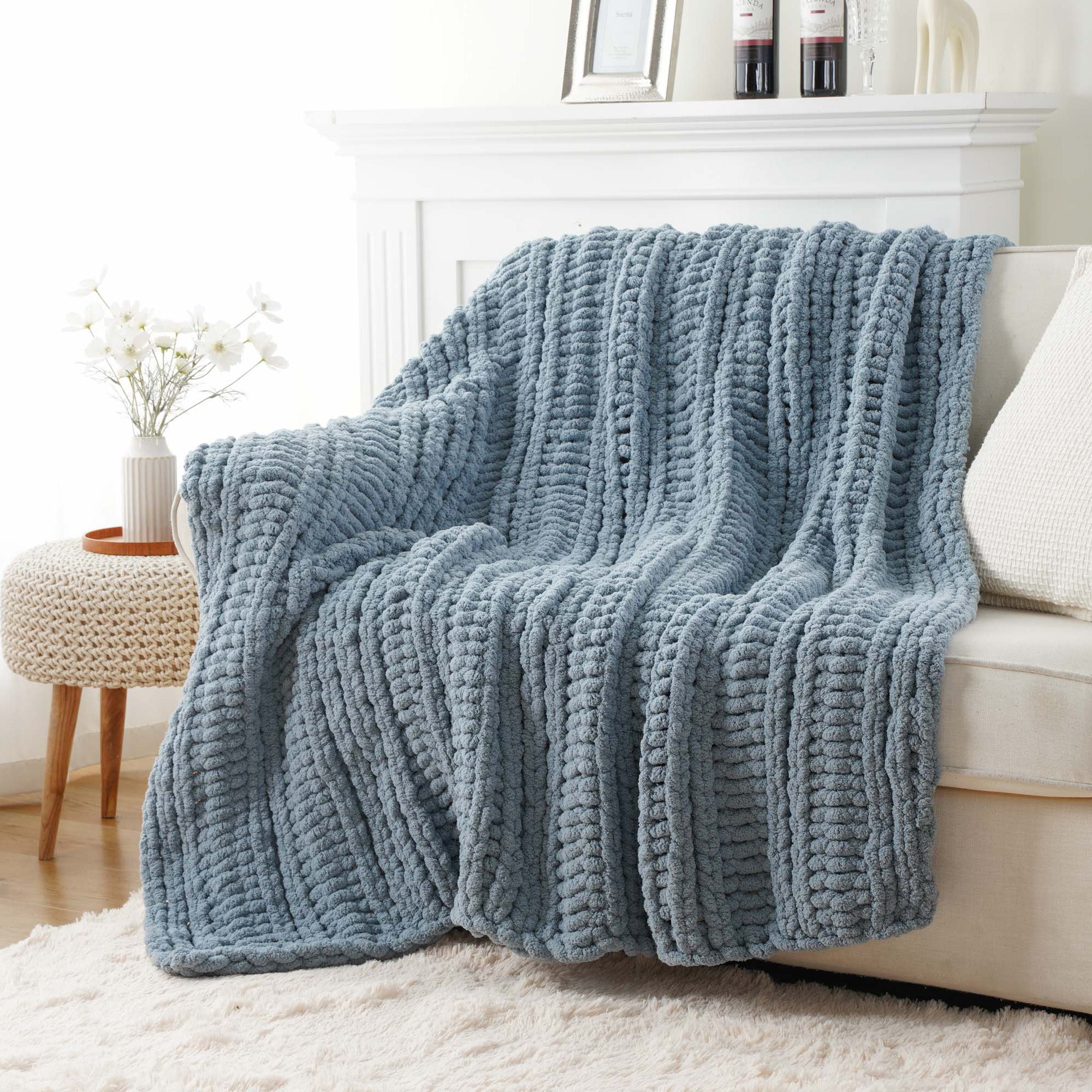 Handmade Cable Knit Blanket