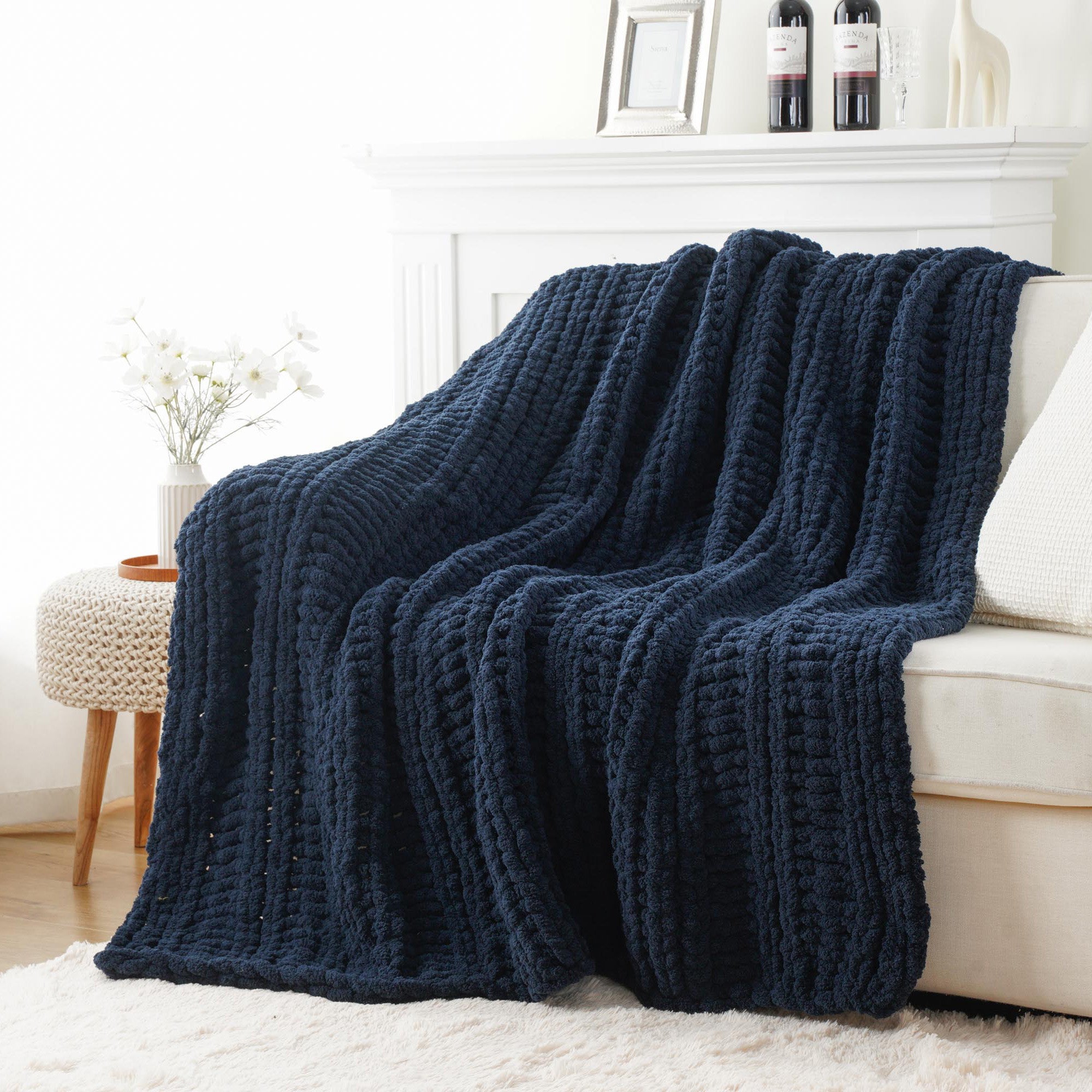 Handmade Cable Knit Blanket