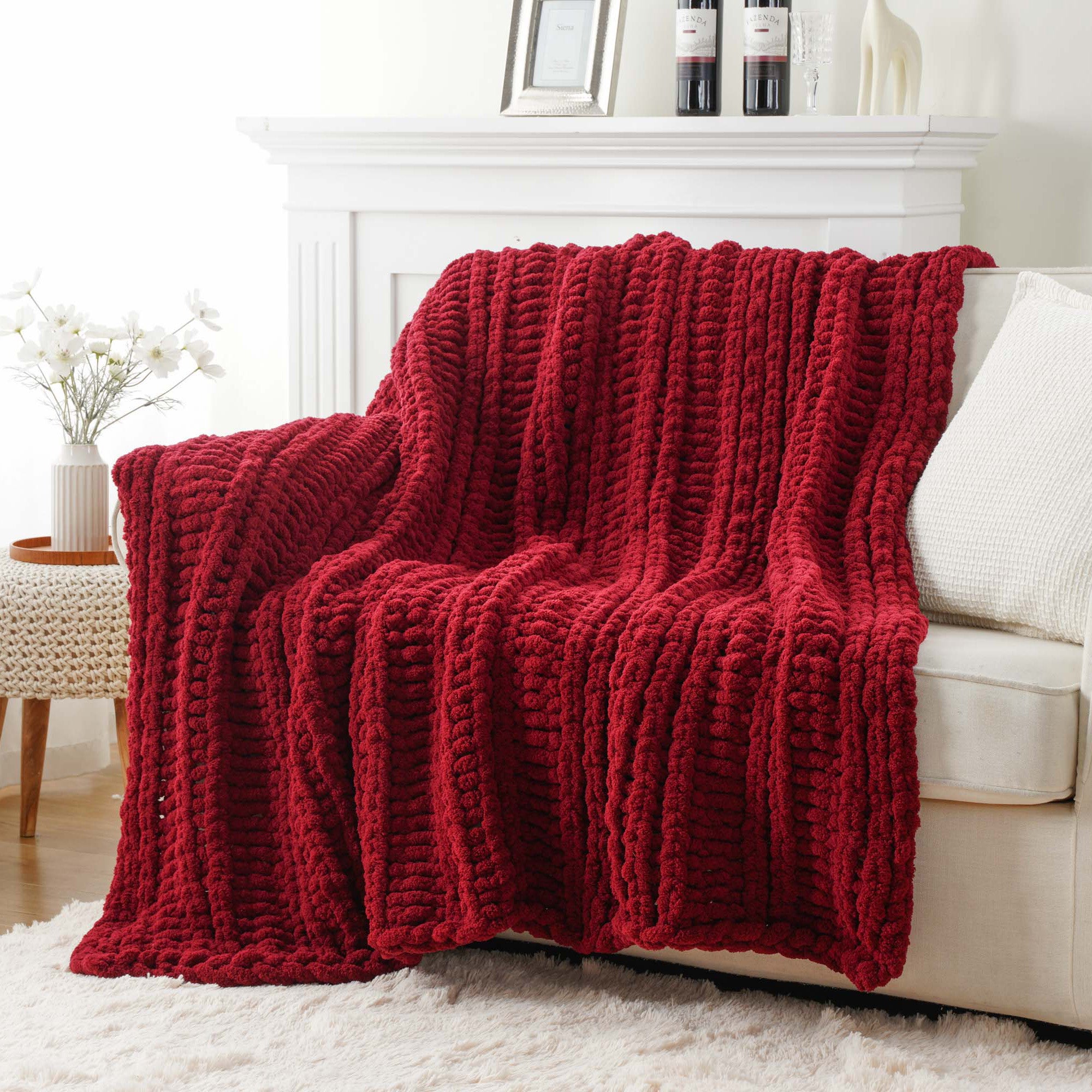 Handmade Cable Knit Blanket