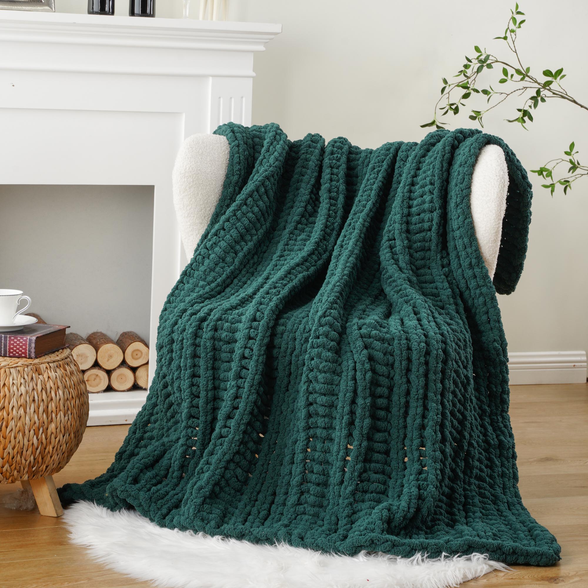 Handmade Cable Knit Blanket