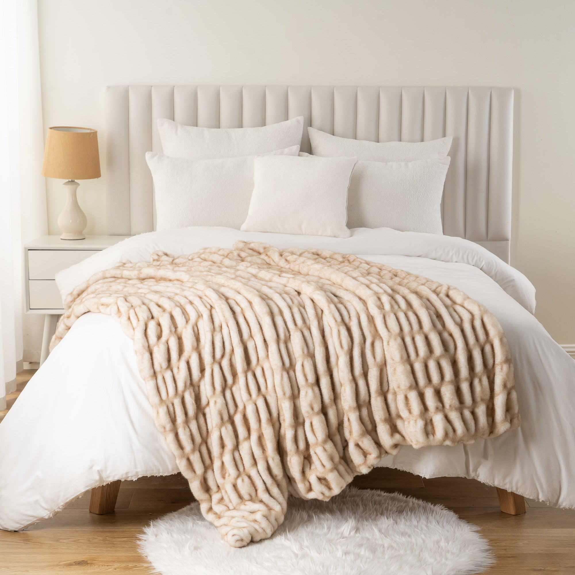 Fuzzy Faux Fur Blanket