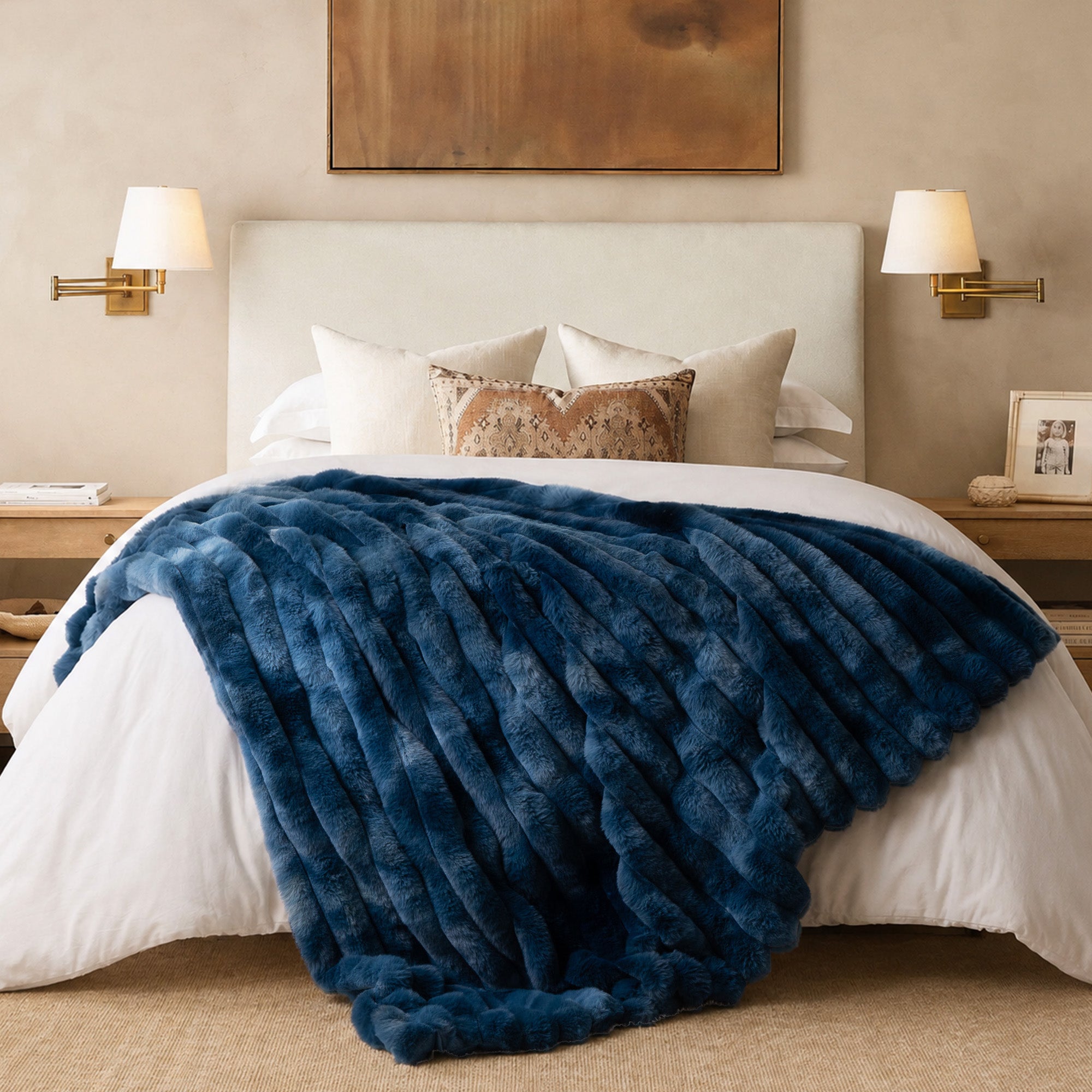Cloud Stripe Blanket