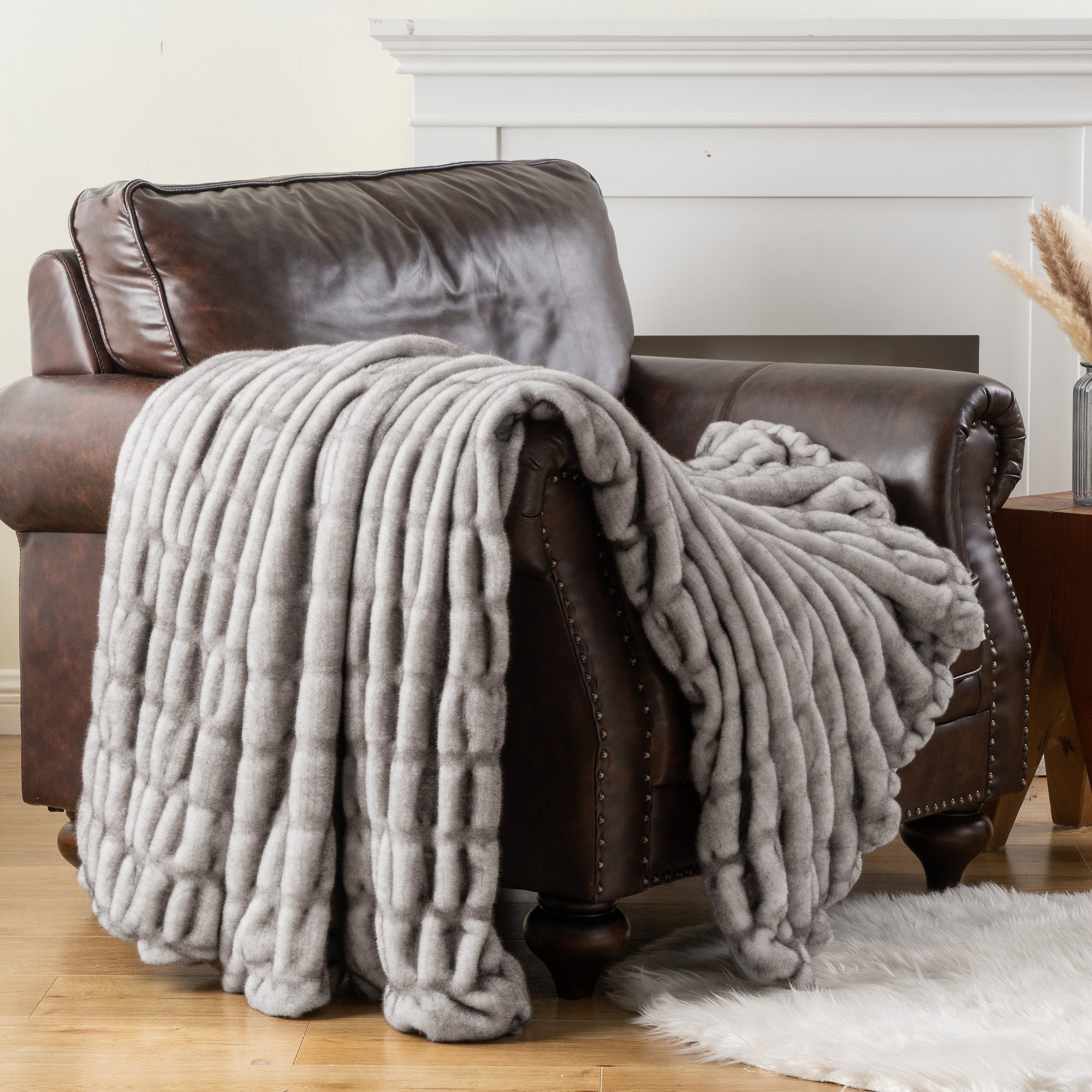 Fuzzy Faux Fur Blanket
