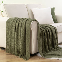 Chevron Fringe Throw