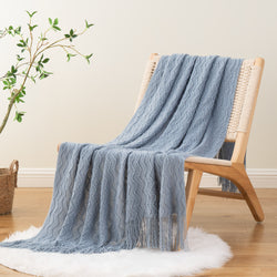 Chevron Fringe Throw