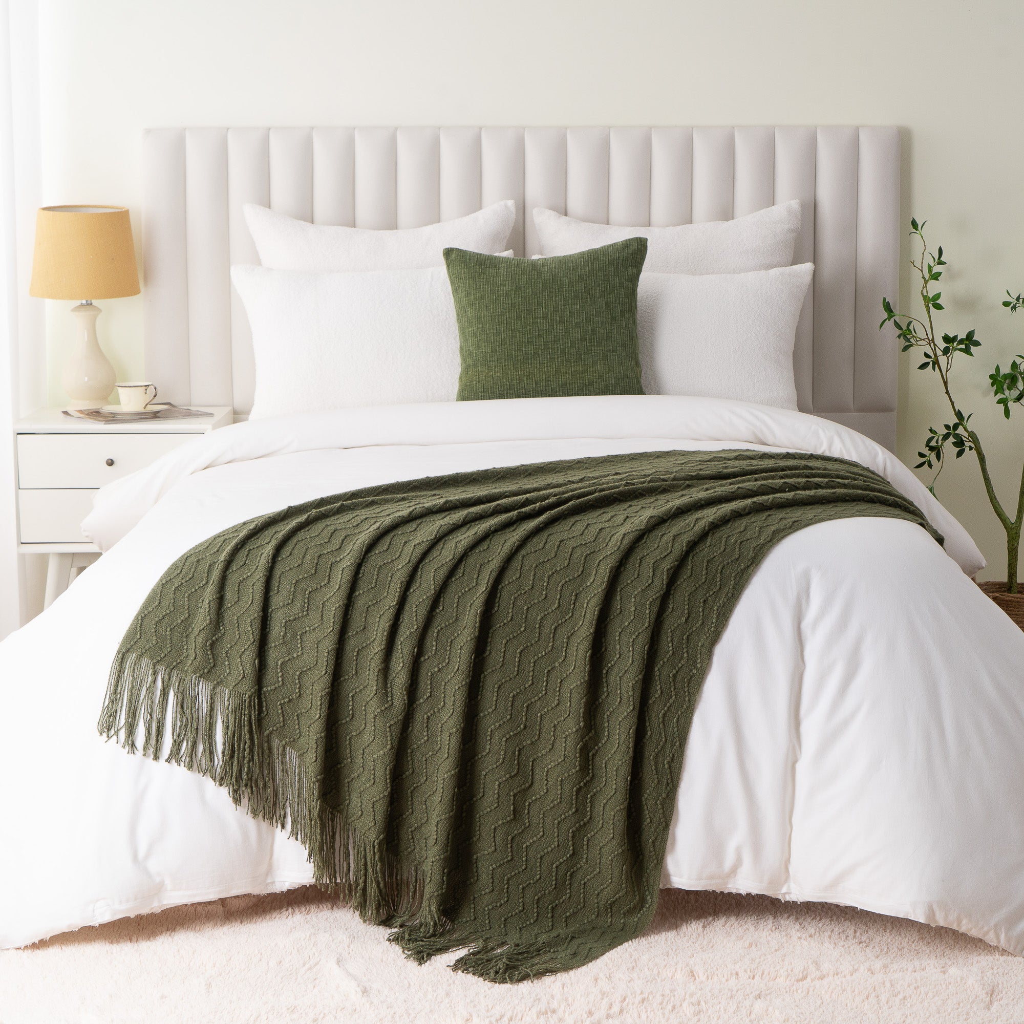 Chevron Fringe Throw