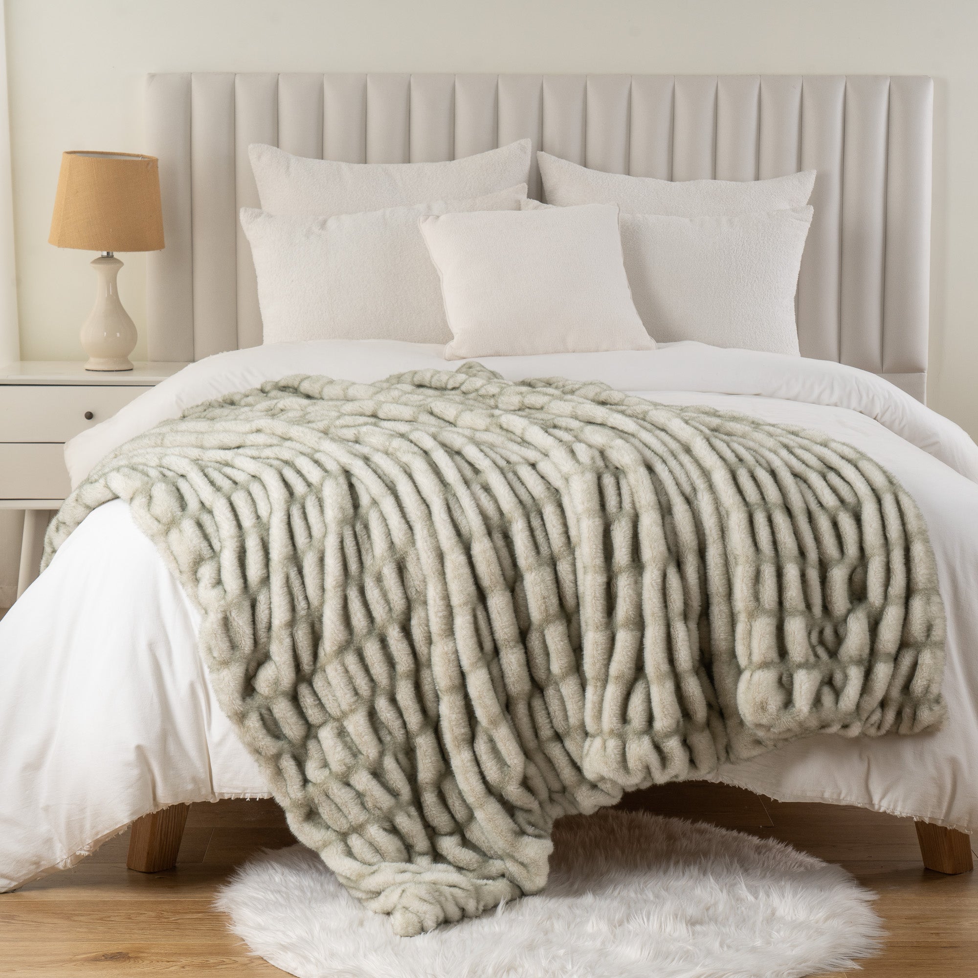 Fuzzy Faux Fur Blanket