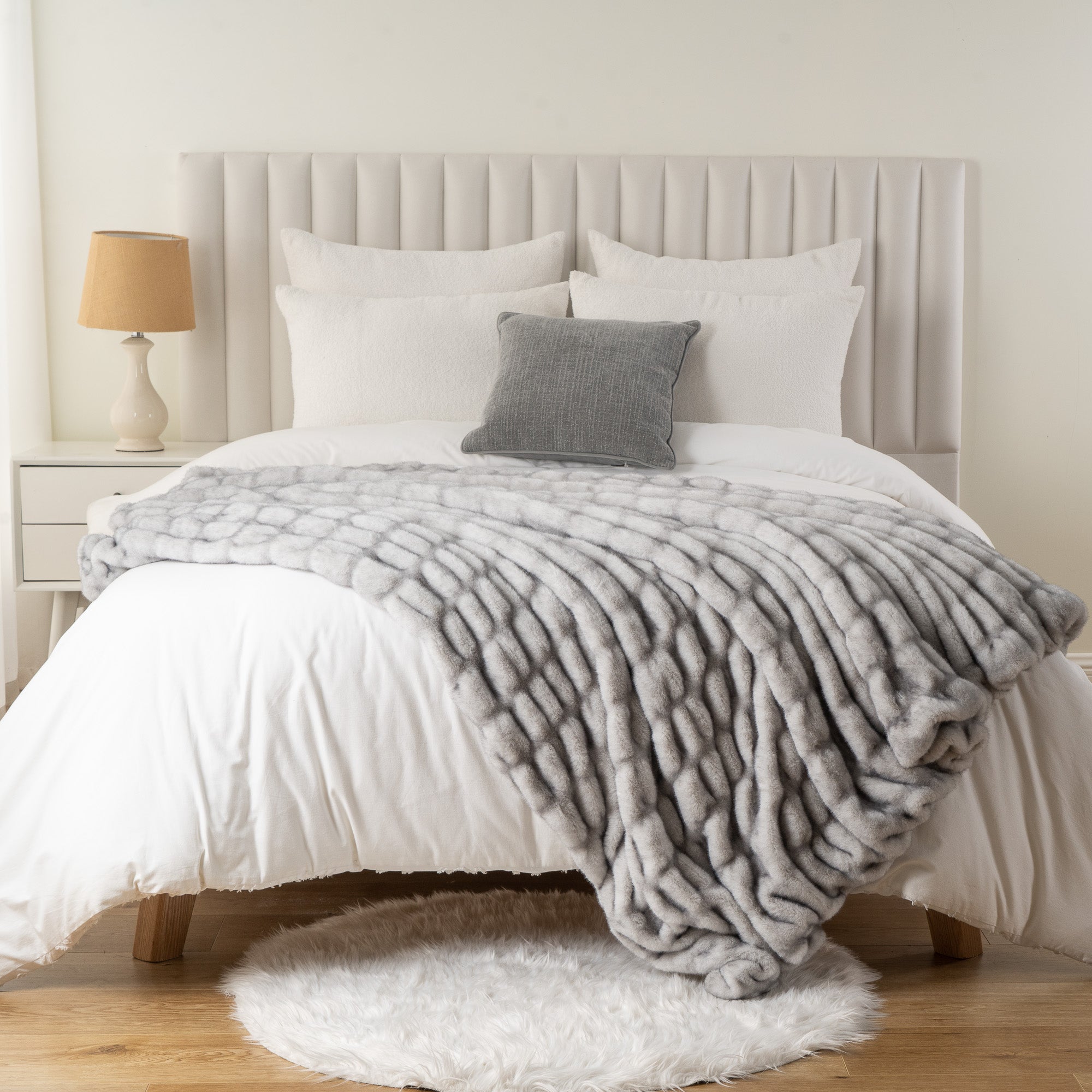 Fuzzy Faux Fur Blanket