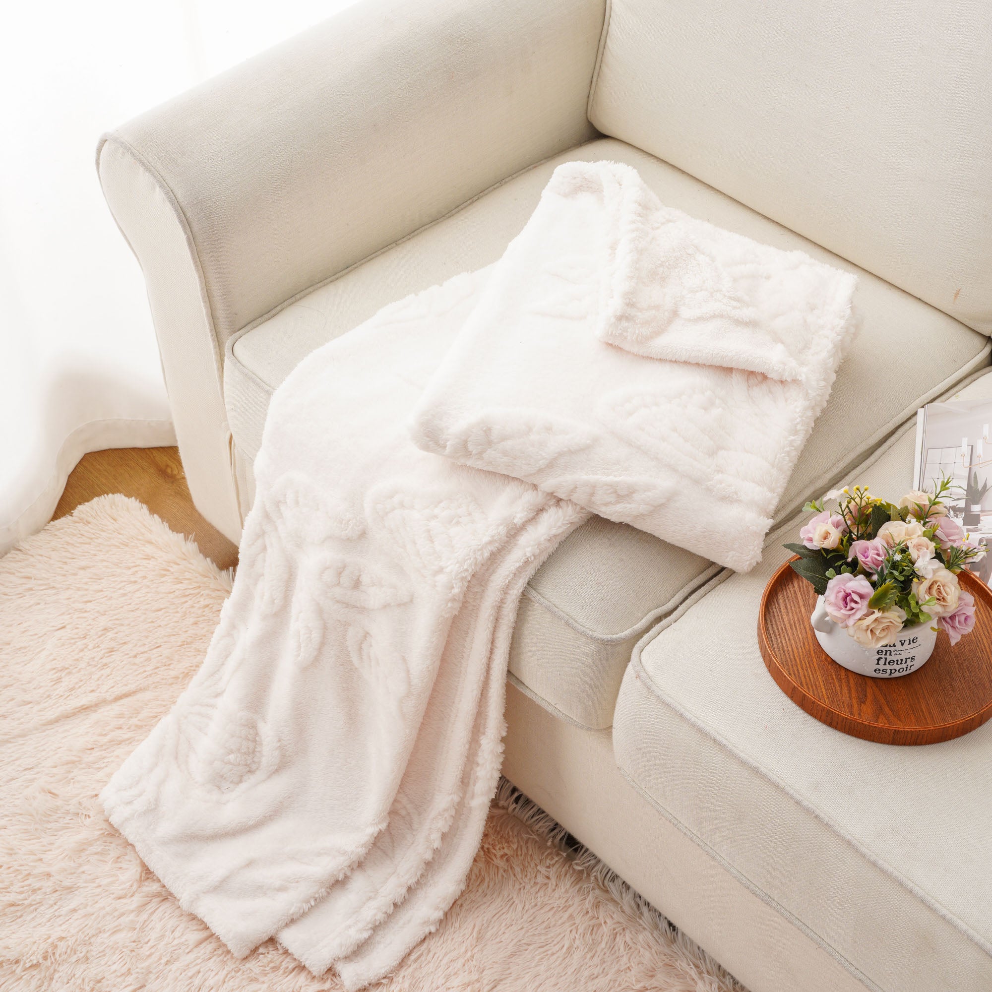 Spring Flutter Cozy Throw