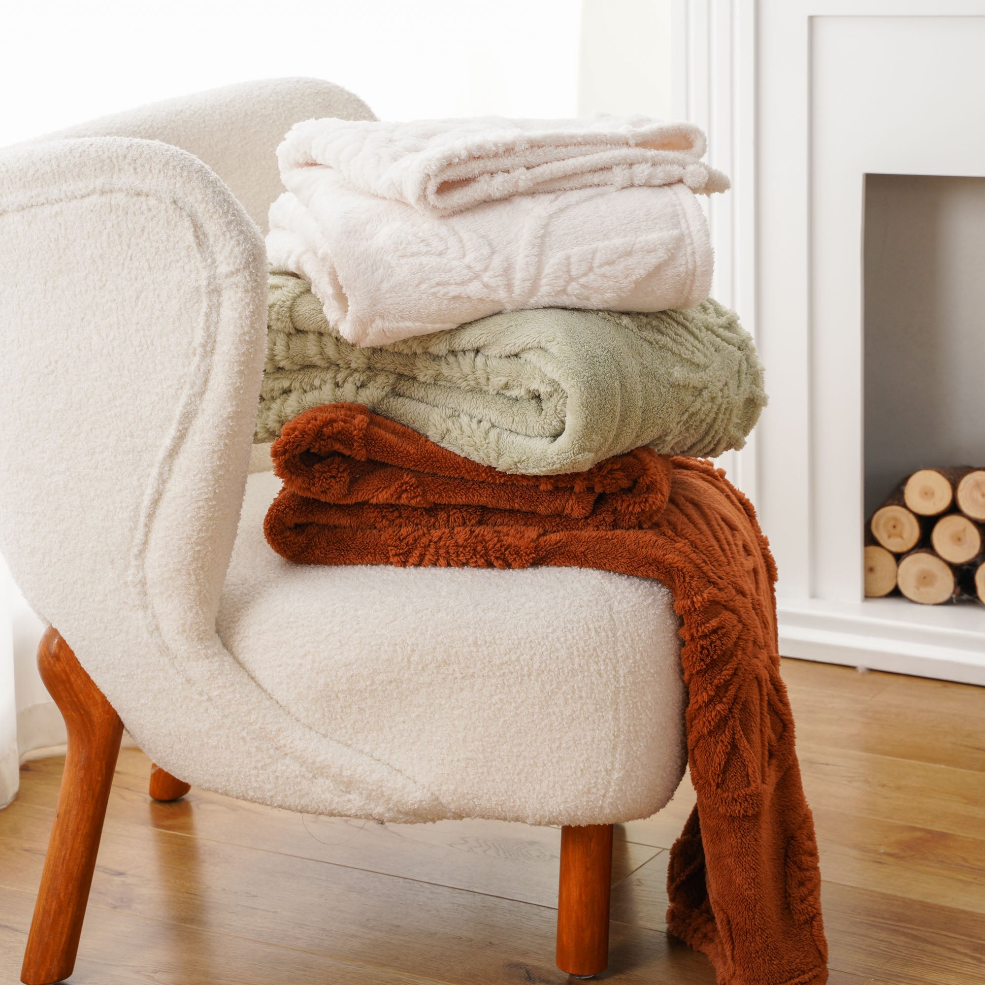 Spring Flutter Cozy Throw