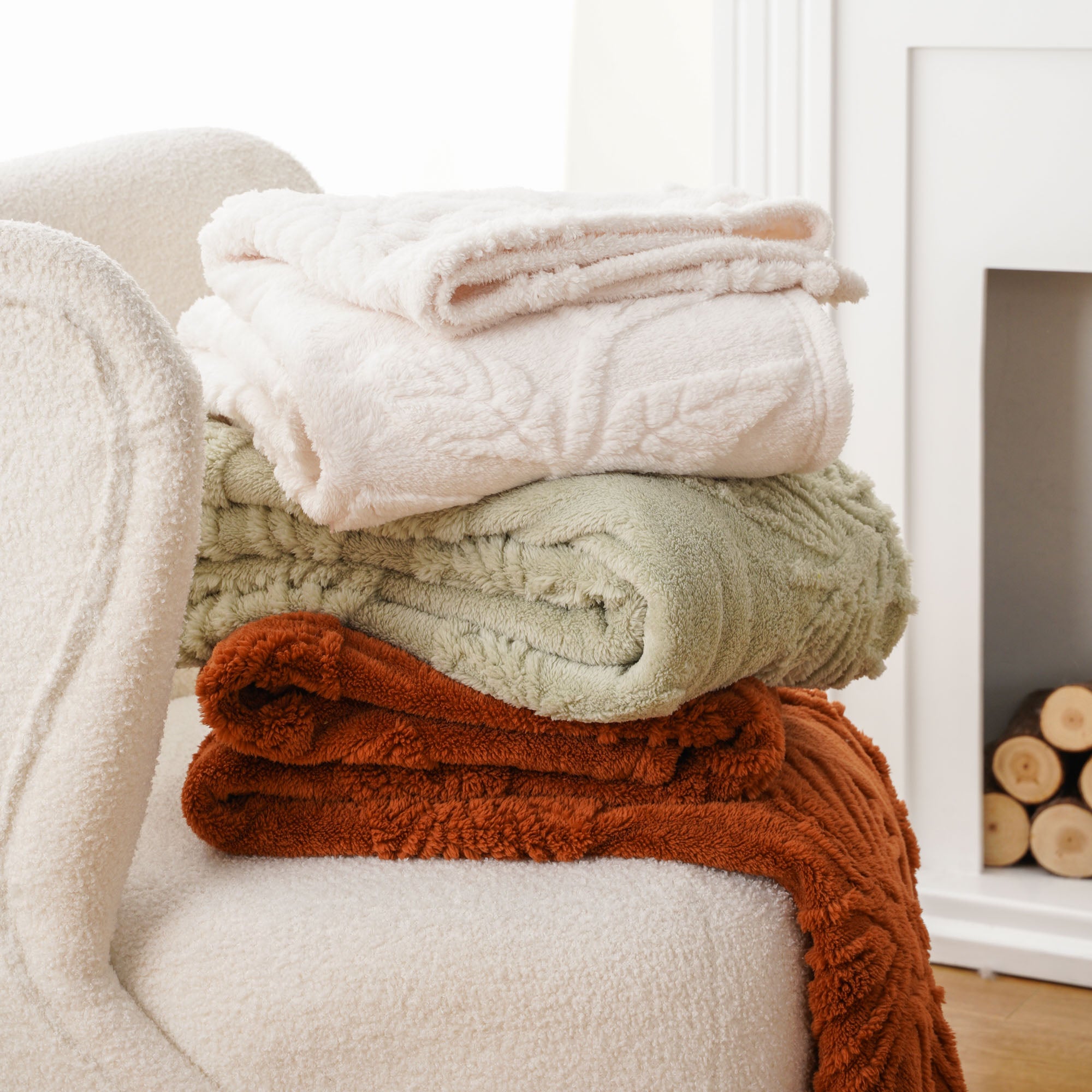 Spring Flutter Cozy Throw