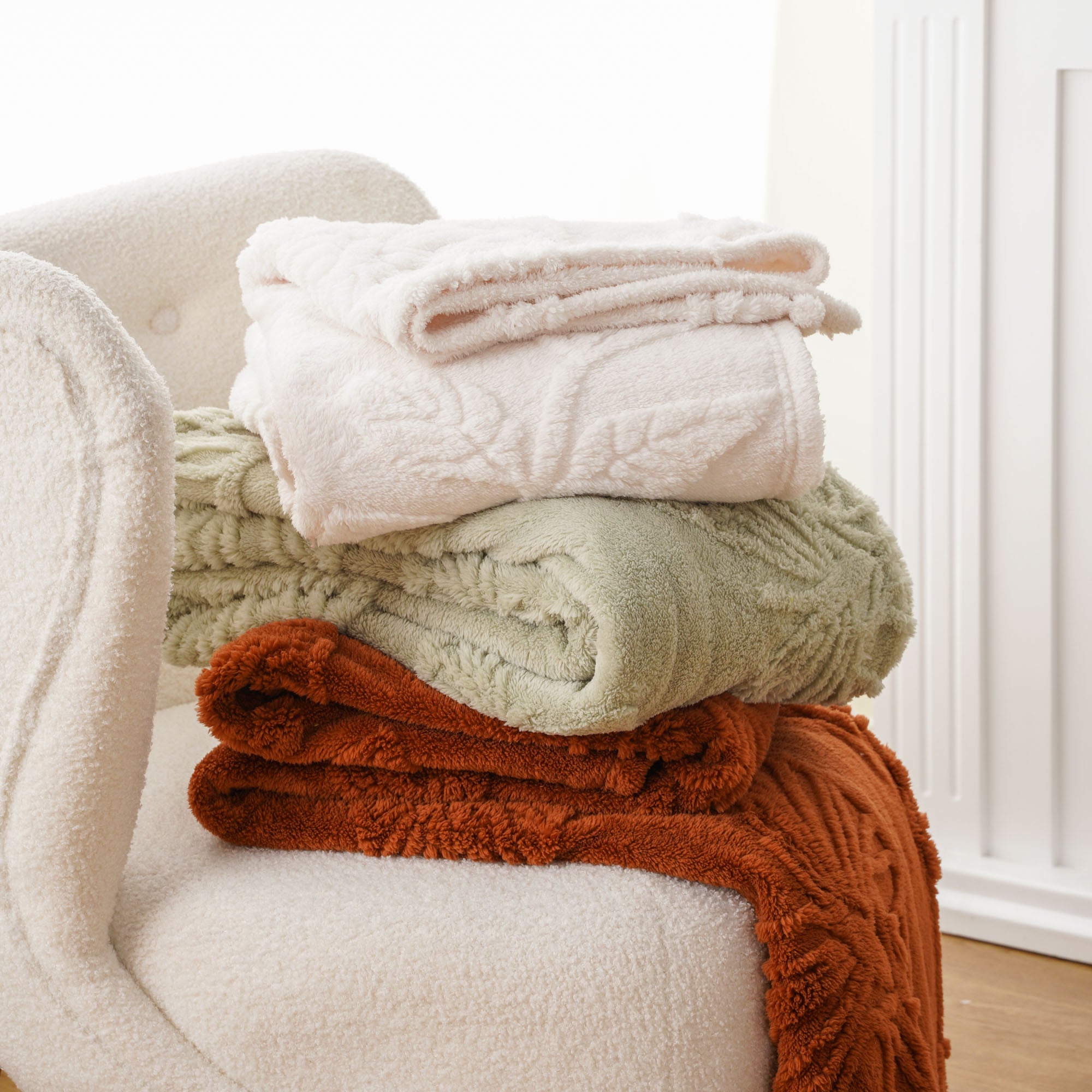 Spring Flutter Cozy Throw