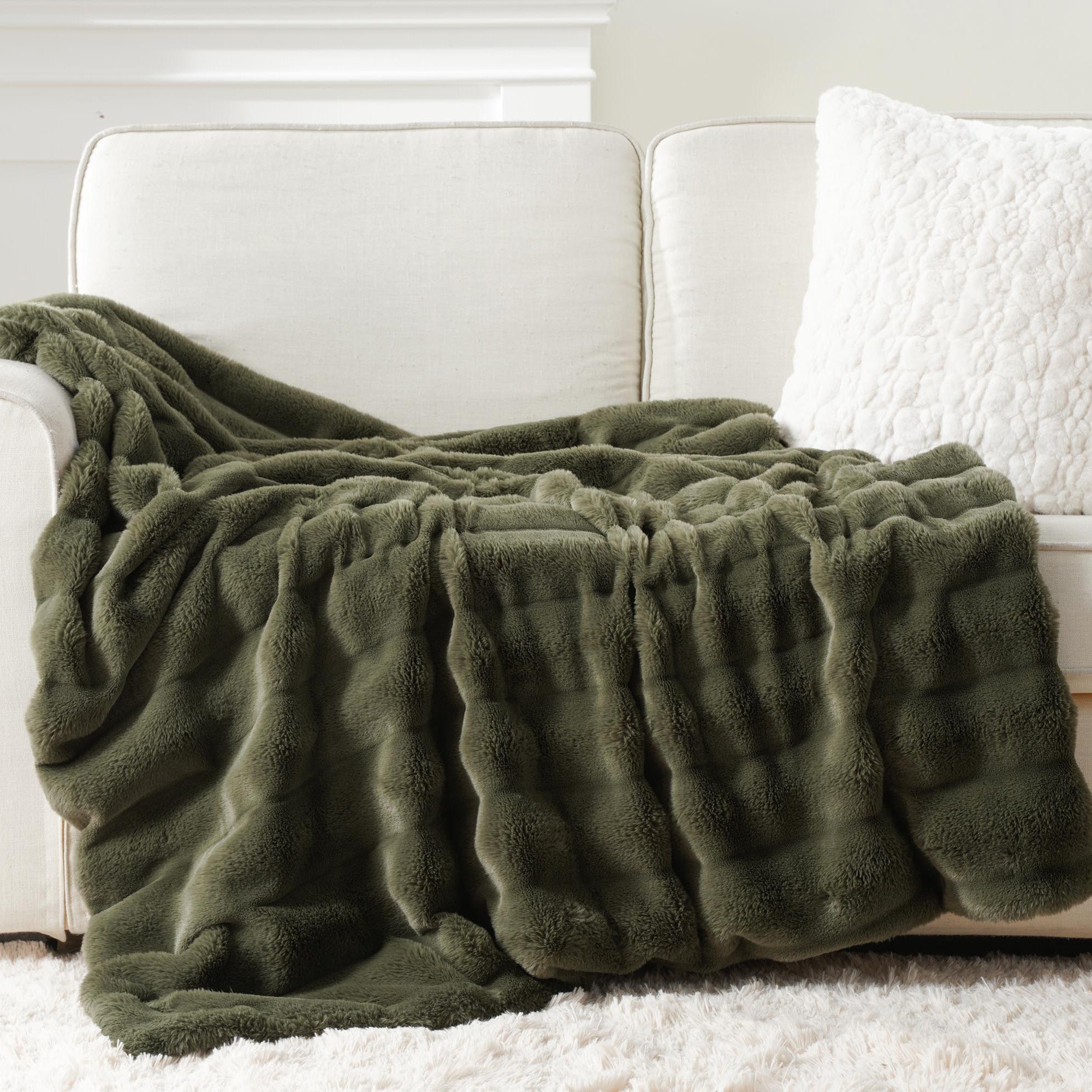 Striped Plush Blanket