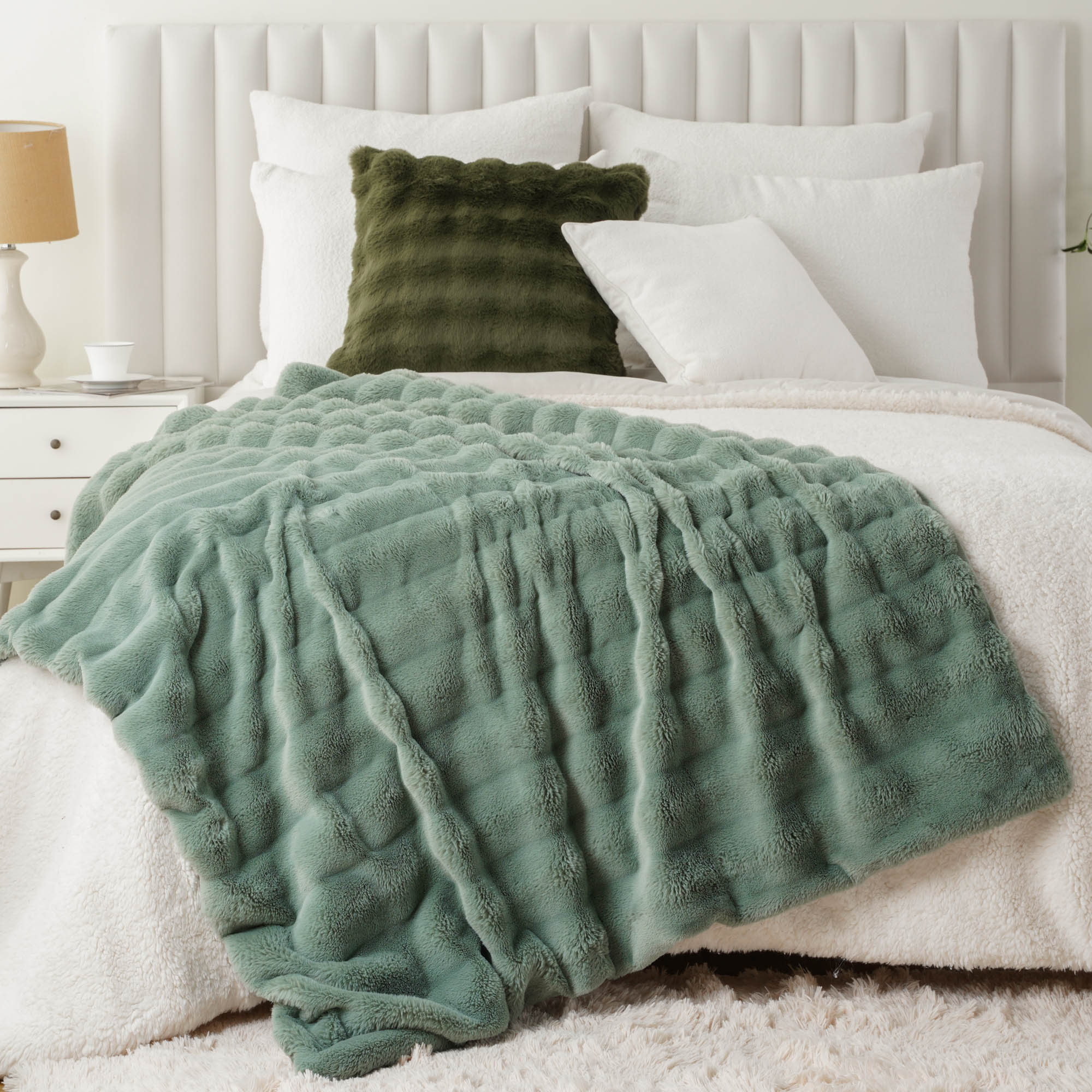 Striped Plush Blanket